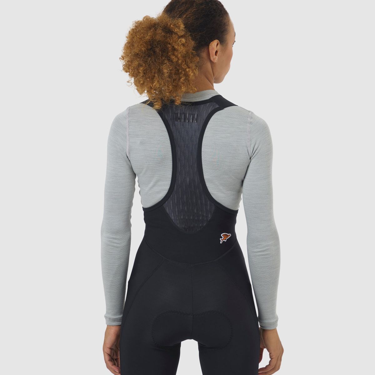 카페 드 사이클리스트(CAFE DU CYCLISTE) 마리 클래식 기모 빕 타이즈 블랙 여성