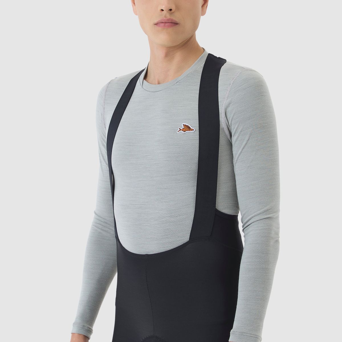 카페 드 사이클리스트(CAFE DU CYCLISTE) 마리 클래식 기모 빕 타이즈 블랙 남성