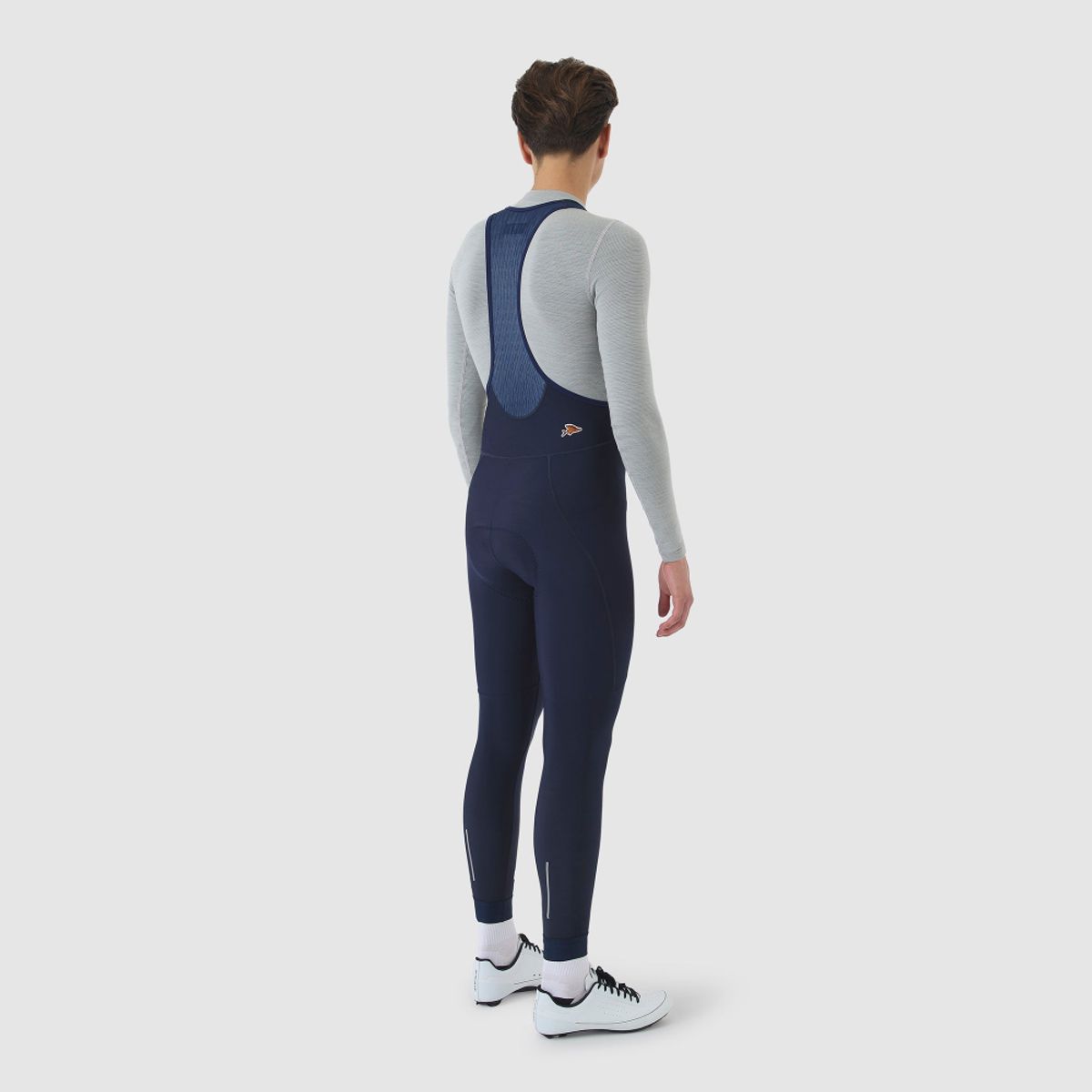카페 드 사이클리스트(CAFE DU CYCLISTE) 마리 클래식 기모 빕 타이즈 네이비 남성