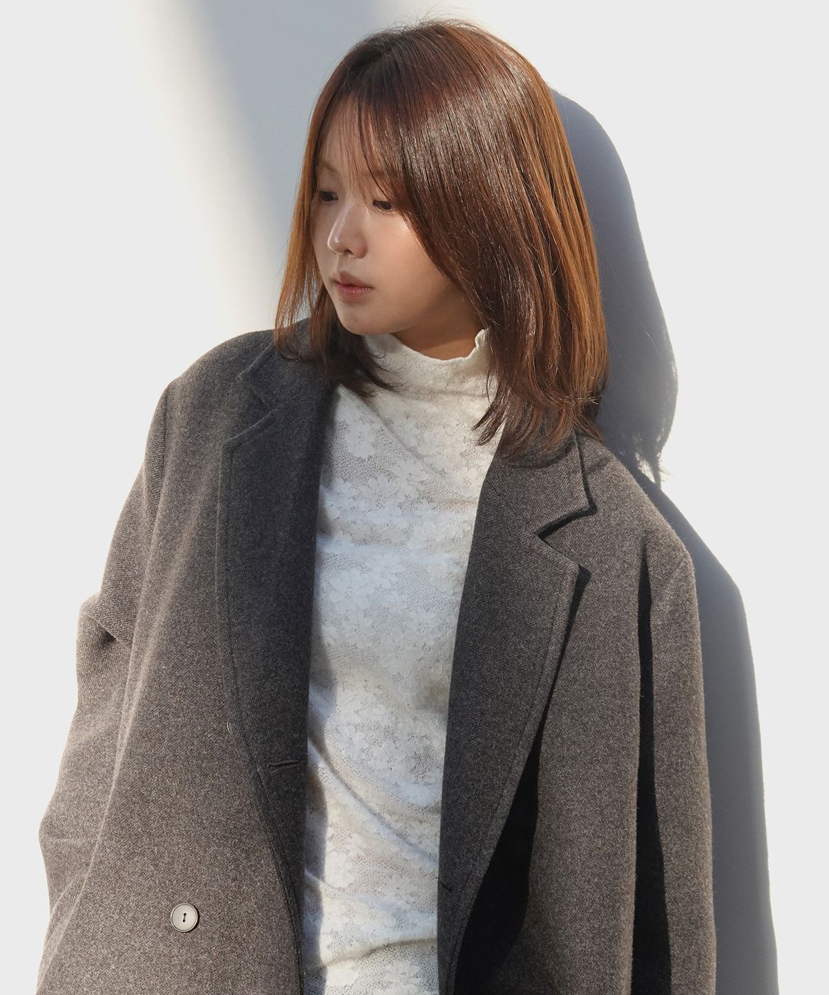 줄리아페페(JULIAPEPE) Winter Lace French pullover (White)