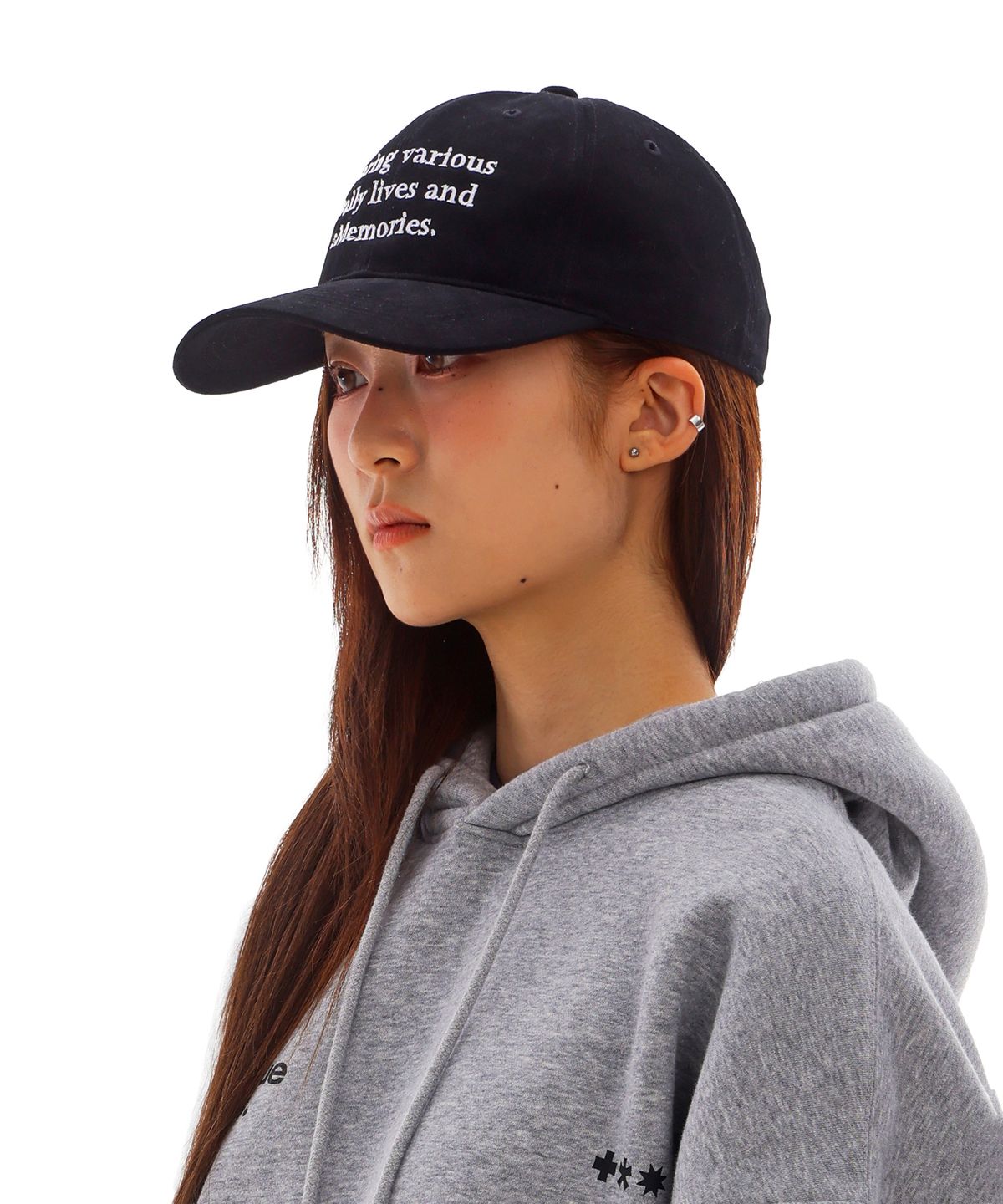 마이딥블루메모리즈(MY DEEP BLUE MEMORIES) Sharing Memories Ball Cap (BLACK)