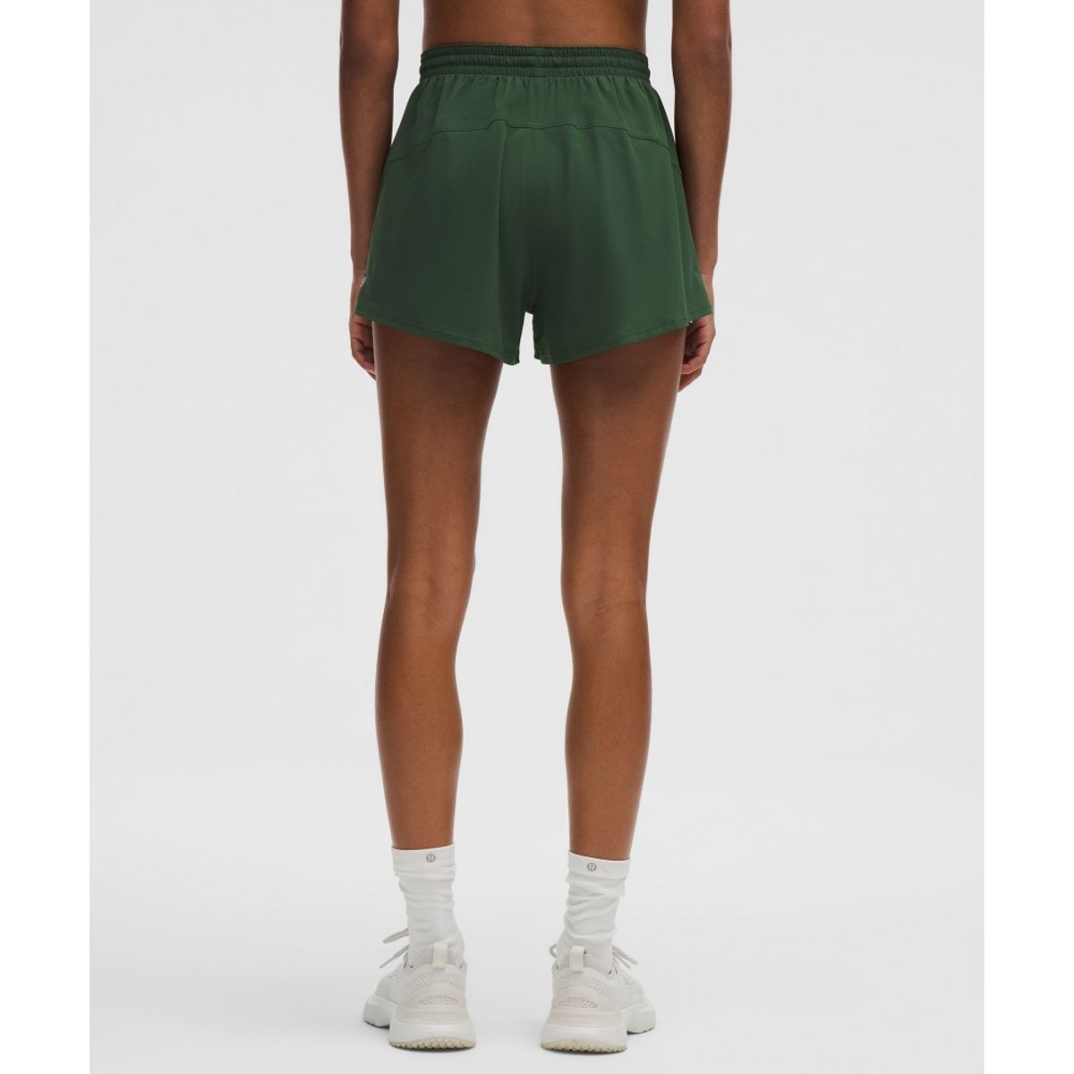 룰루레몬(LULULEMON) 코트 라이벌 하이라이즈 쇼츠 3inch  IVYG WHT