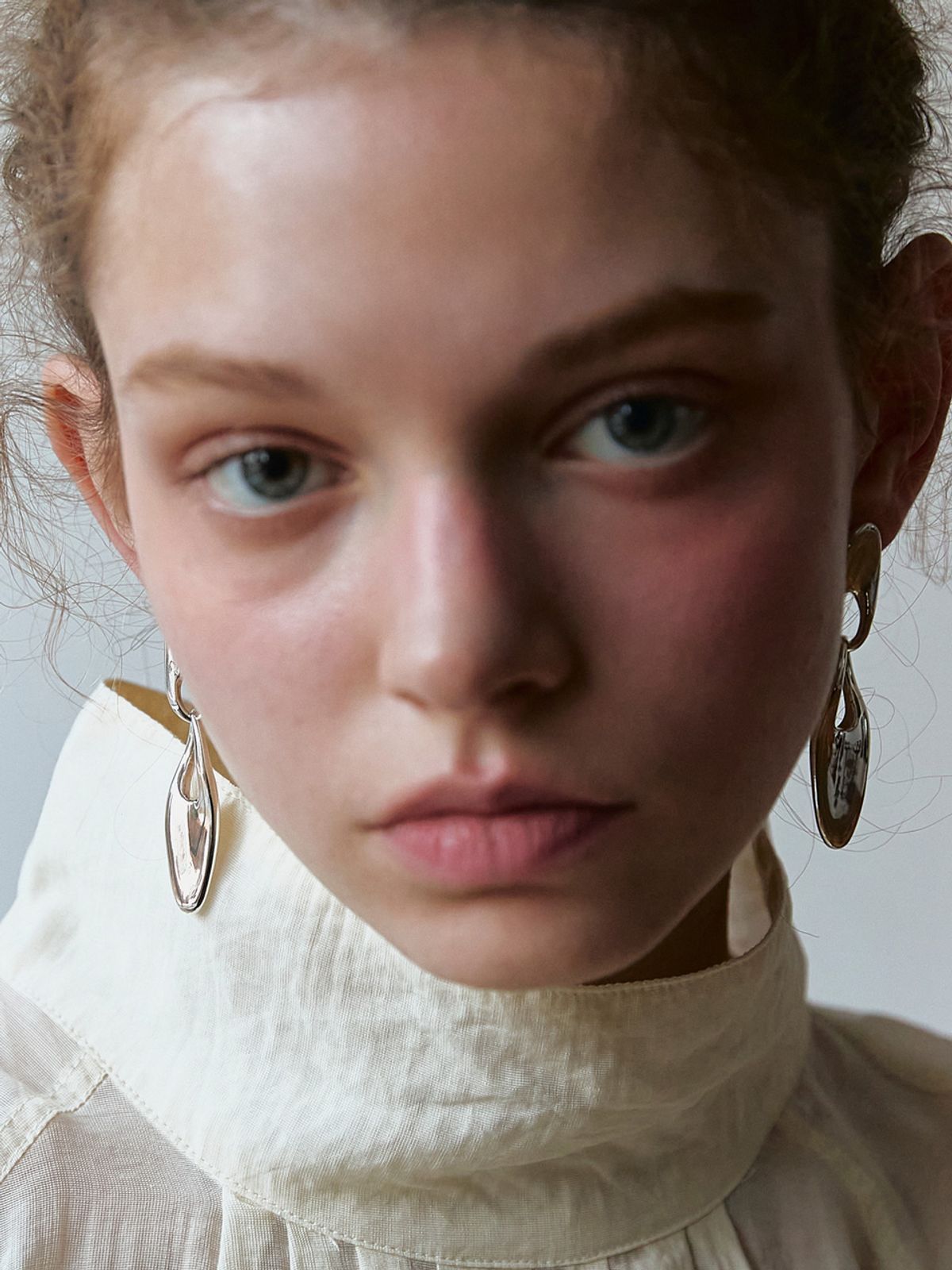 미메시(MIMESI) [925 silver] Nadia Bold Earring