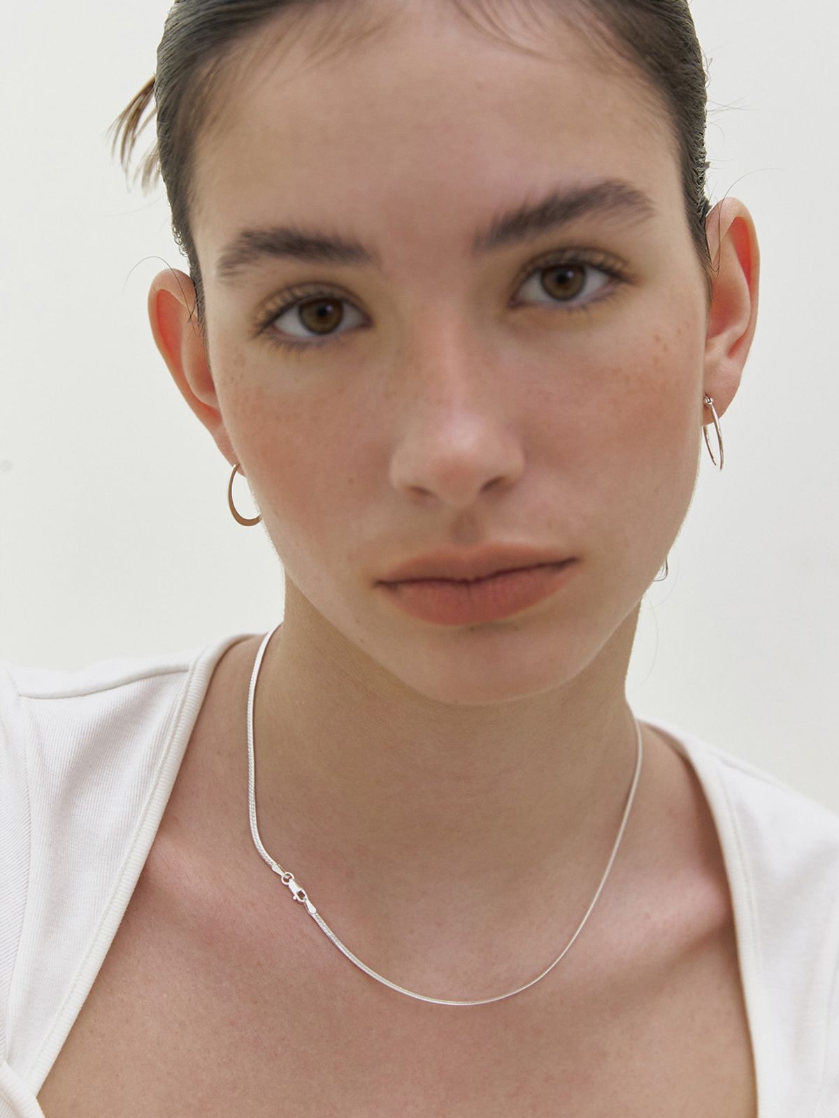 미메시(MIMESI) [925 silver] Silky Chain Necklace