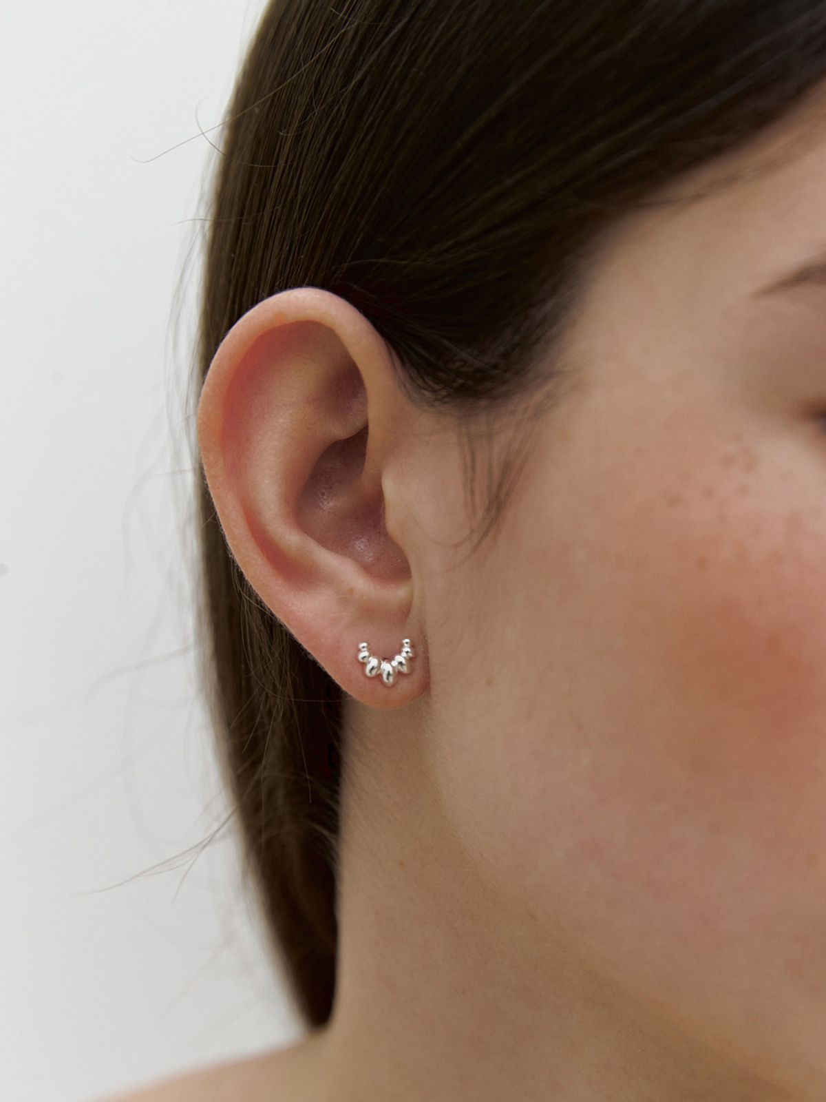 미메시(MIMESI) [925 silver] Croissant Earring (2color)