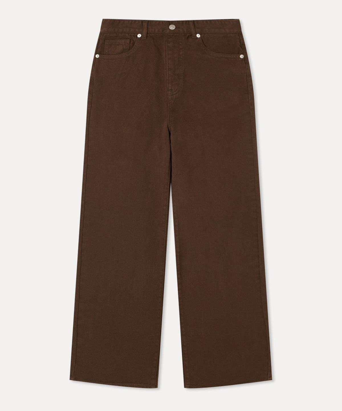 미쏘(MIXXO) 기모 컬러다잉 롱와이드핏 데님 RE TCFV13J_MIWTCG11QJ