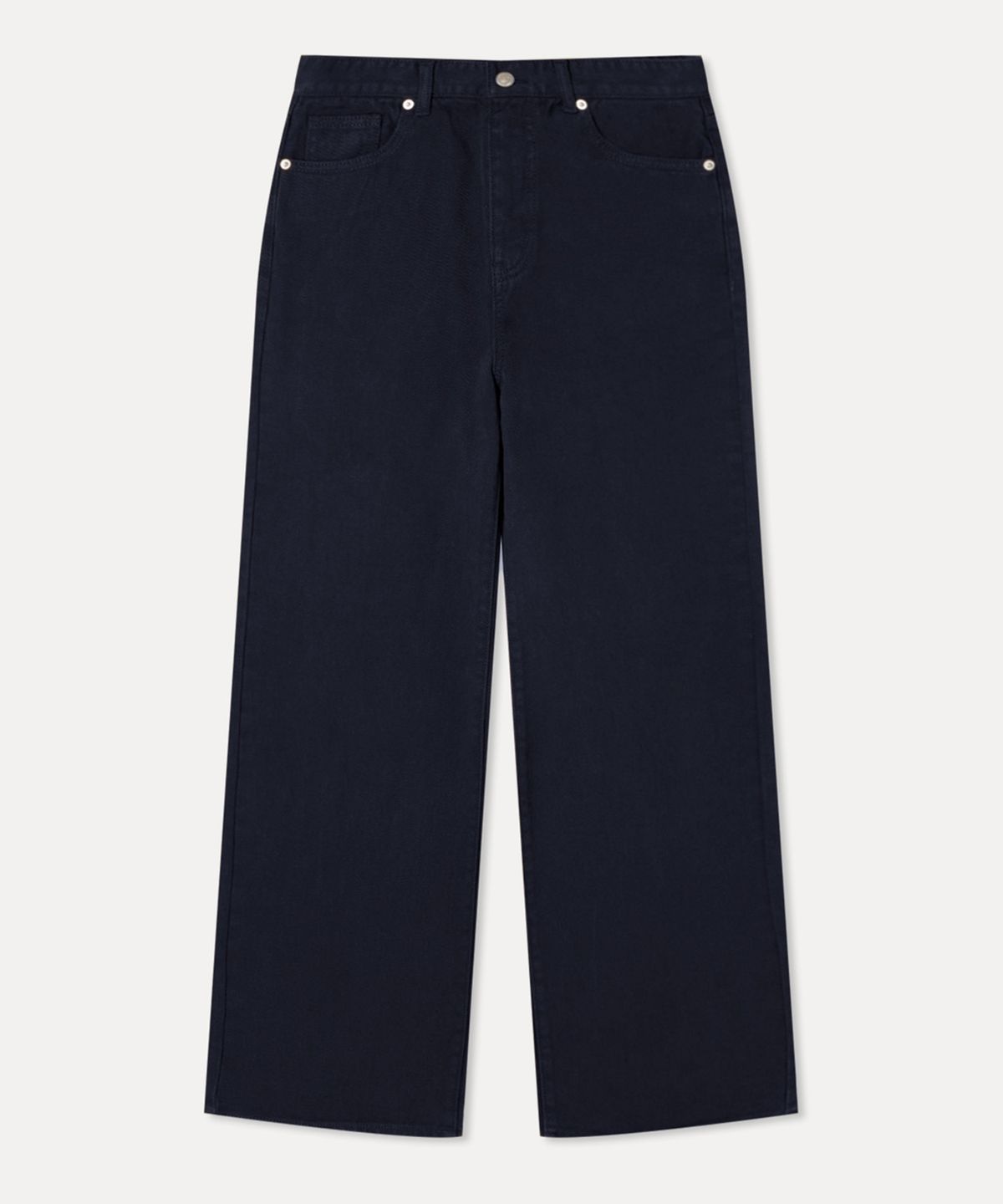 미쏘(MIXXO) 기모 컬러다잉 롱와이드핏 데님 RE TCFV13J_MIWTCG11QJ