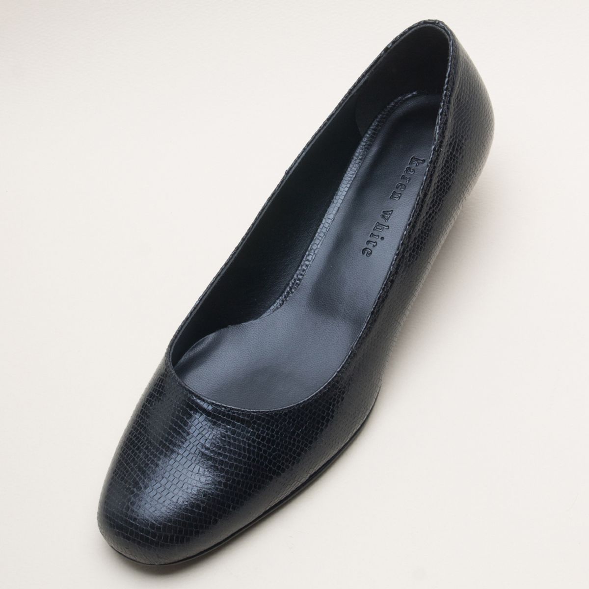 카렌화이트(KAREN WHITE) Lizard pumps kw2957 3cm 펌프스