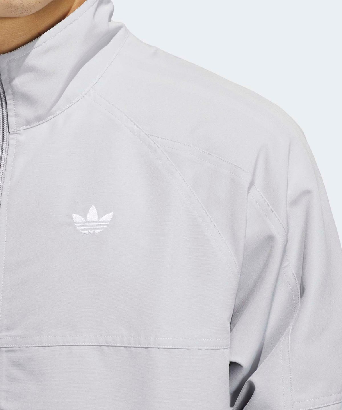 아디다스(ADIDAS) 스케이트보딩 GATSELE 트랙 재킷 - 그레이 / JY3699