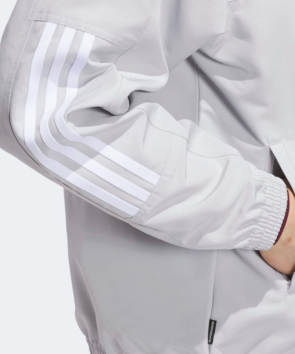 아디다스(ADIDAS) 스케이트보딩 GATSELE 트랙 재킷 - 그레이 / JY3699
