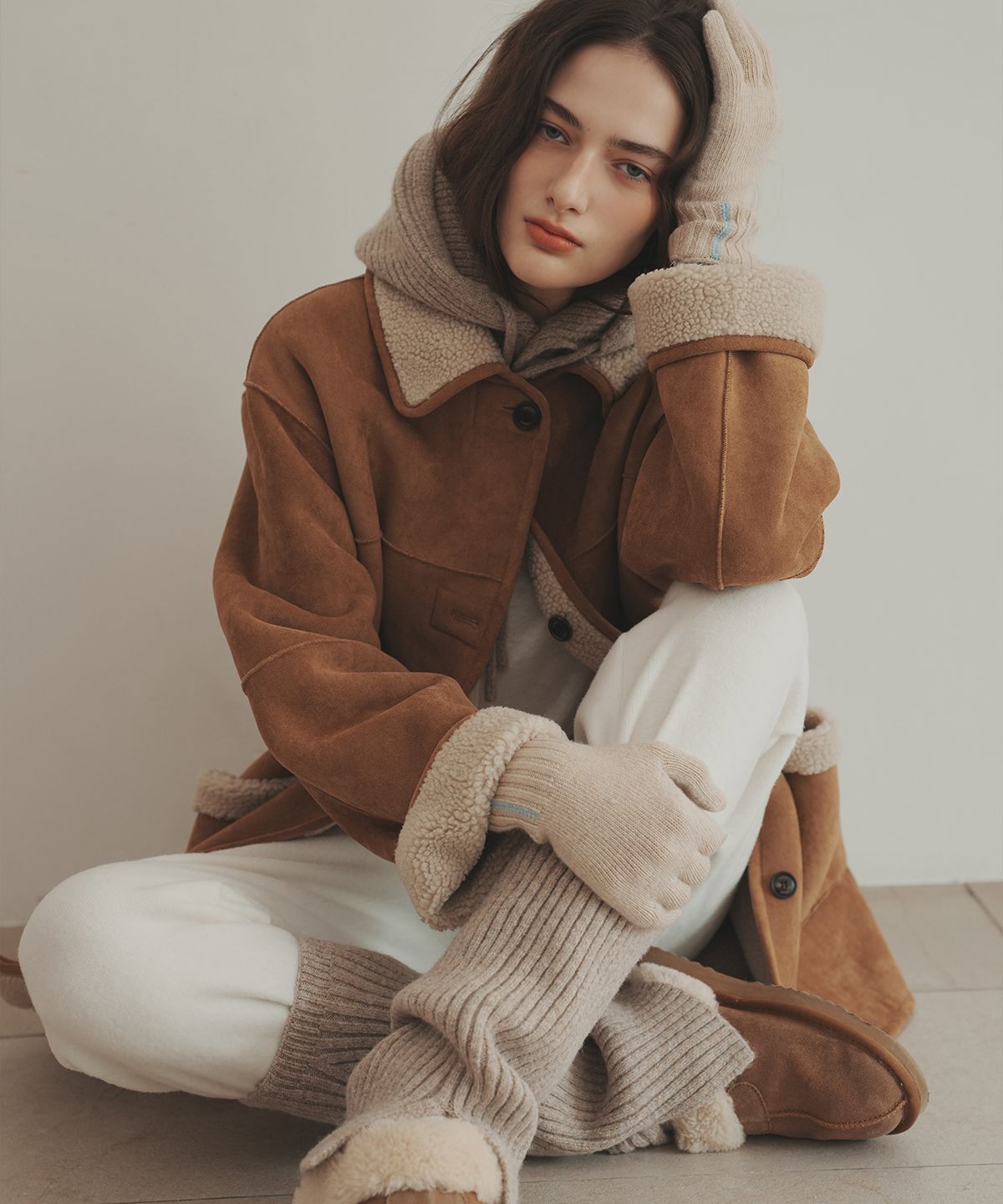 로브로브(LOVLOV) COZY SLIT LEGWAMER