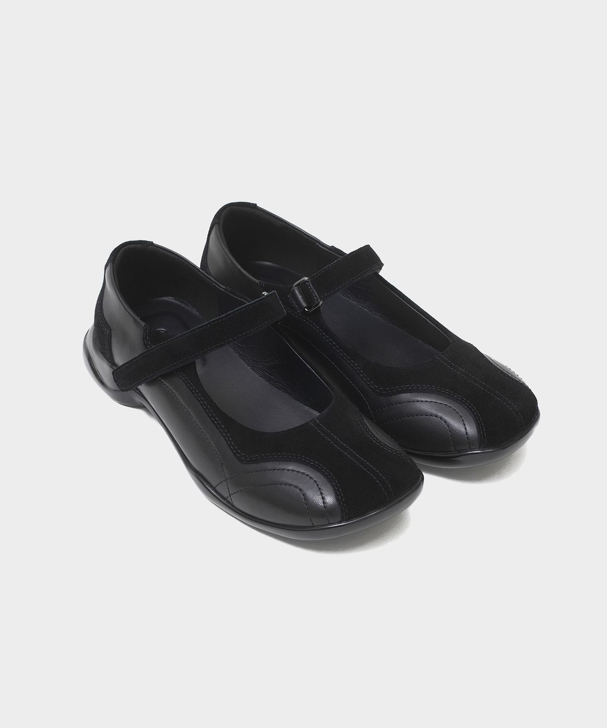 페몬트(PEMONT) square mary jane (black)