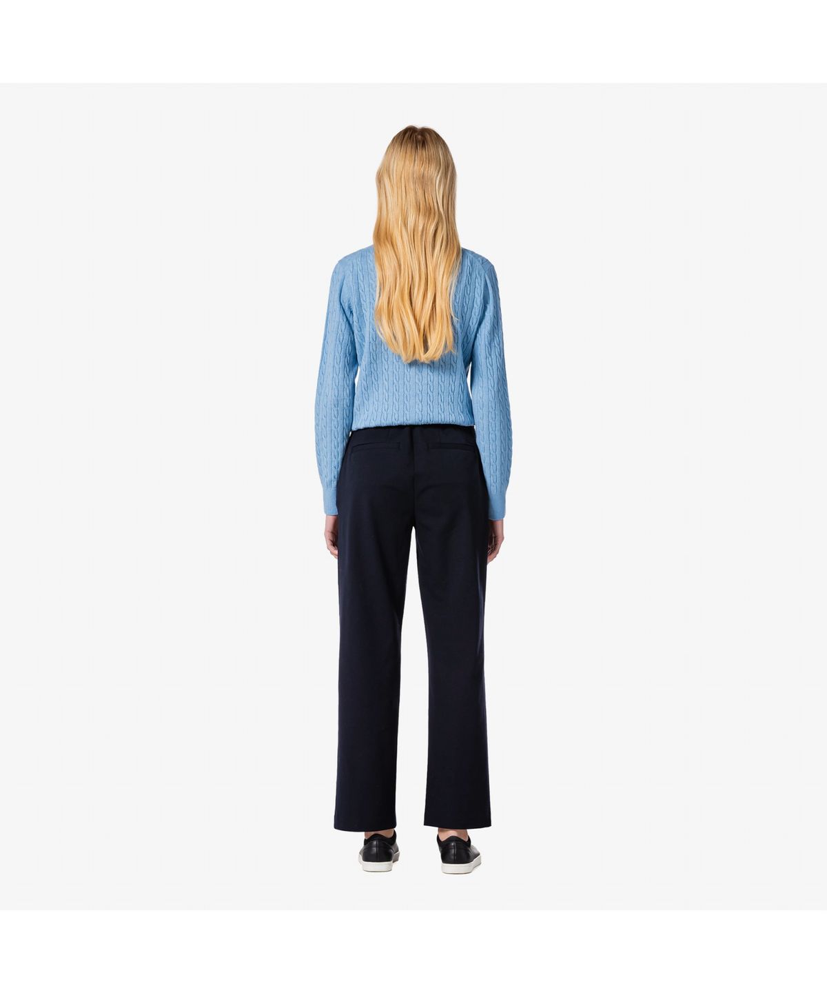 라코스테(LACOSTE) 여성 스트레이트 FW 플란넬 크롭팬츠 HF671E-55N 166