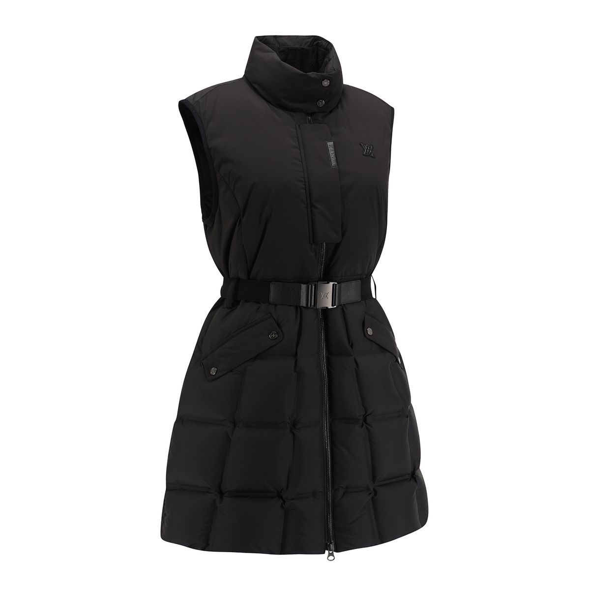 어뉴골프(ANEW GOLF) WOMEN LONG DOWN VEST_BK