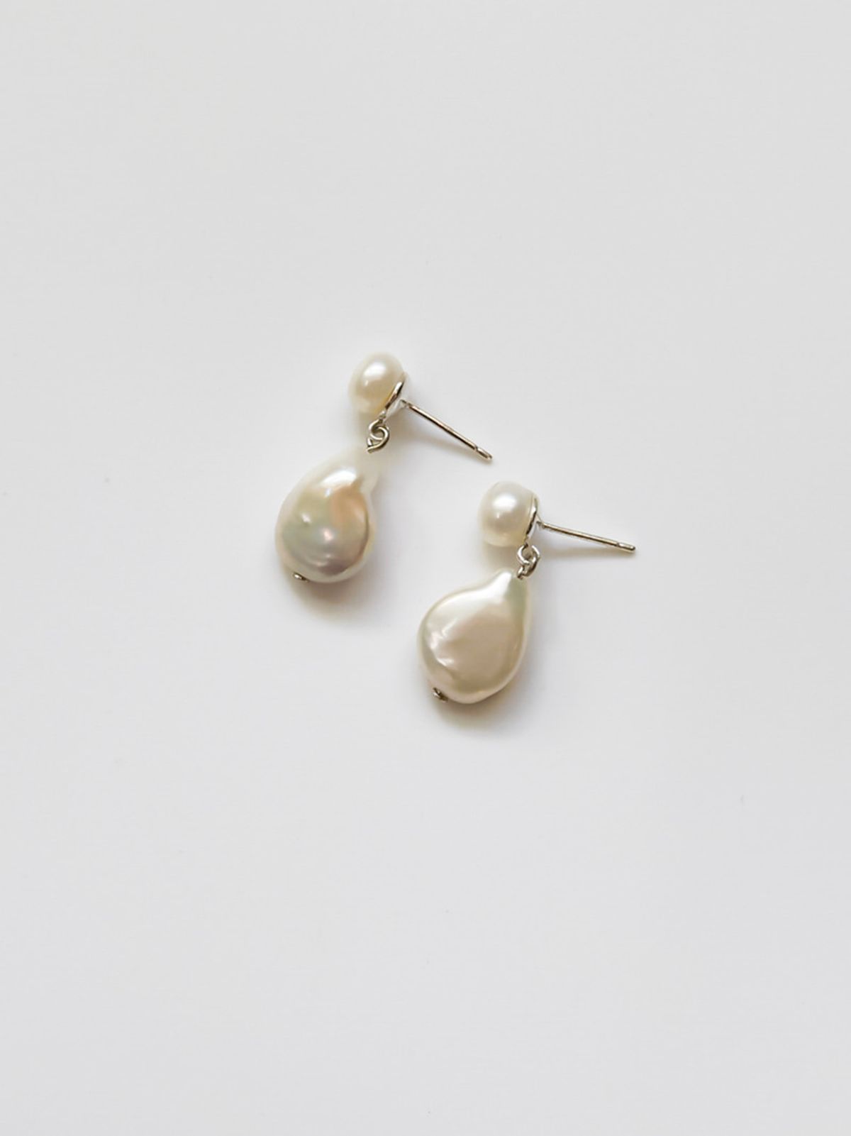 소수(SOSOO) Natural Pearl Drop Earrings
