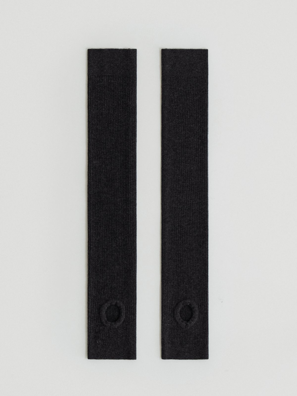 모이아(MOIA) wool leg warmer (charcoal)
