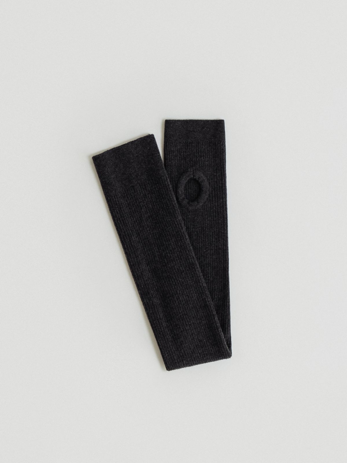 모이아(MOIA) wool leg warmer (charcoal)
