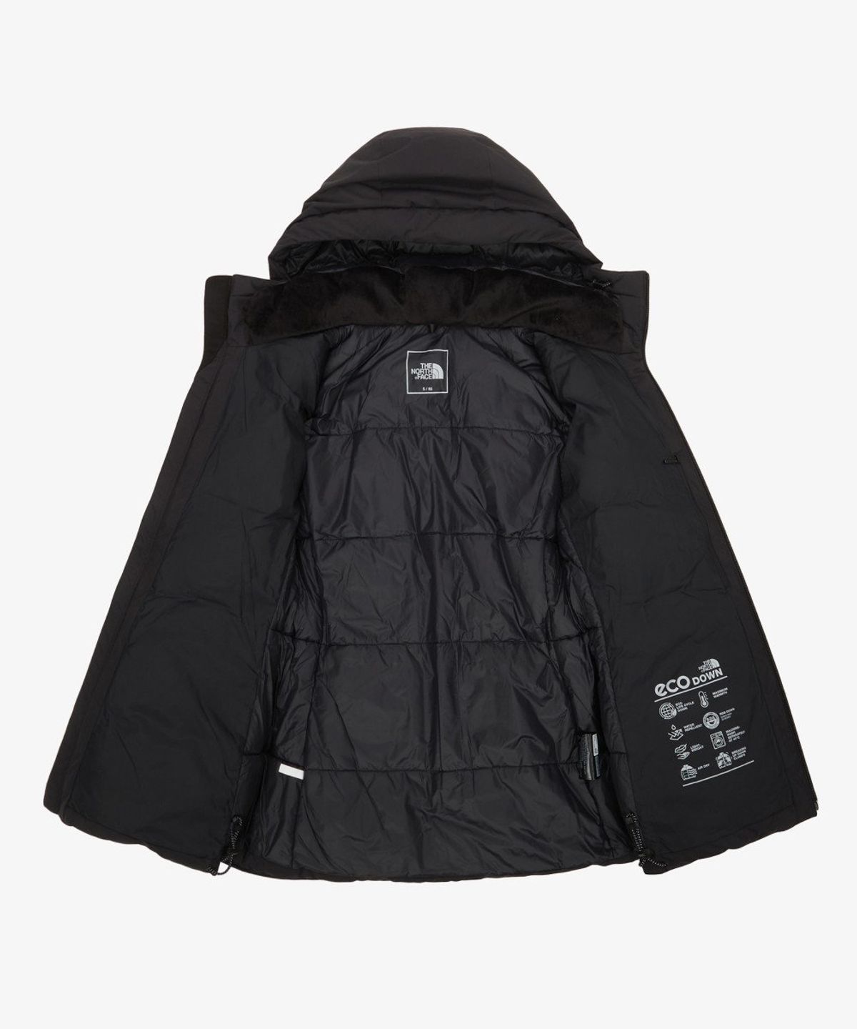 노스페이스(THE NORTH FACE) NJ1DR83A 여성 베일 다운 파카 BLACK
