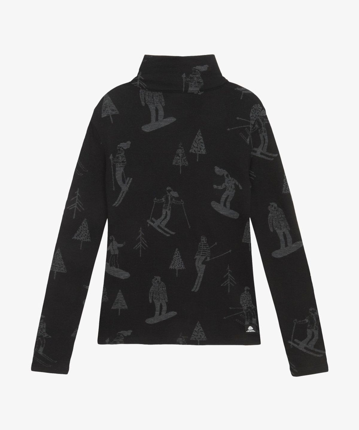 노스페이스(THE NORTH FACE) NT7AR89A 여성 베일 터틀 넥 BLACK