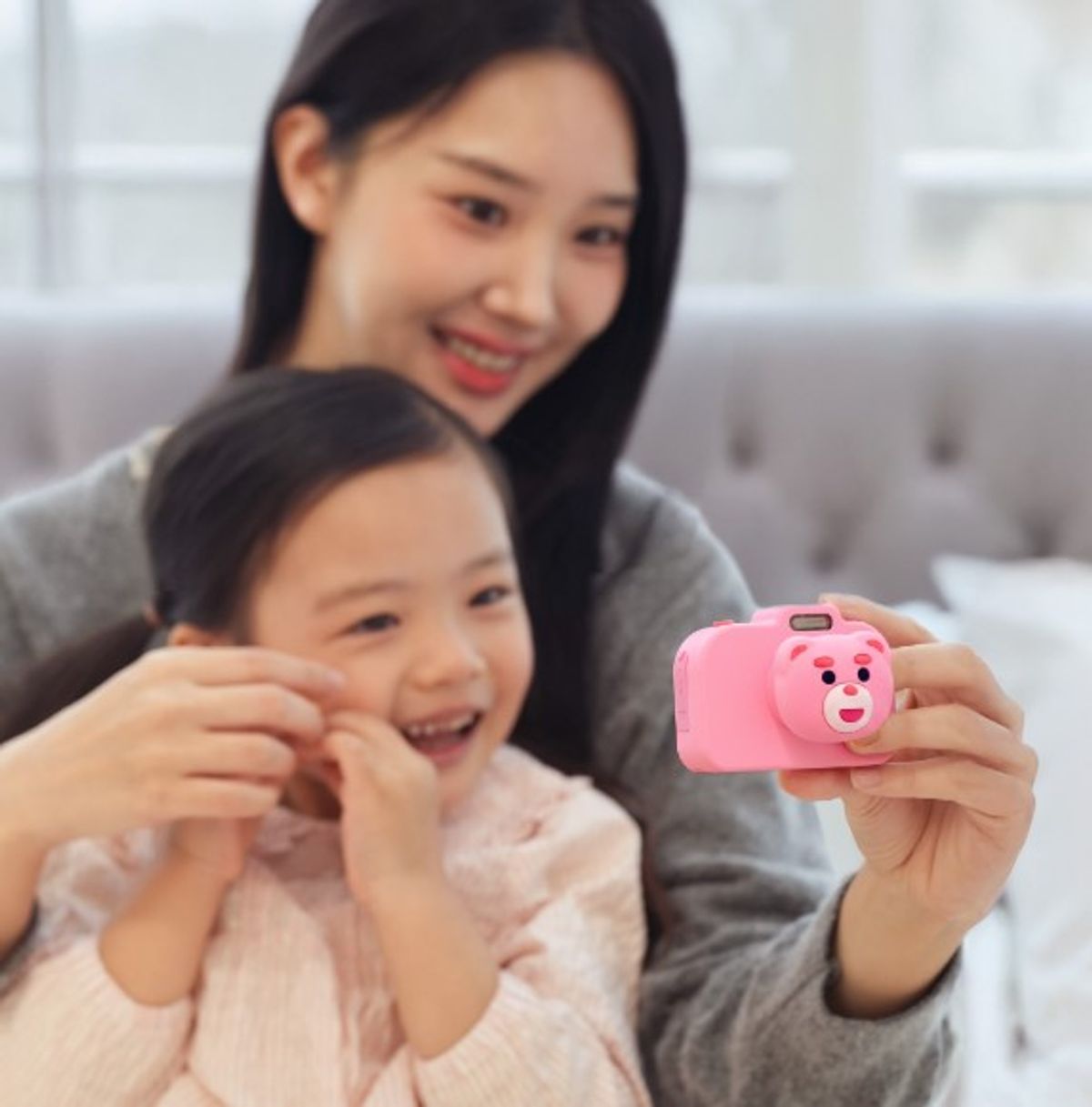 카카오프렌즈 파트너(KAKAOFRIENDS PARTNERS) 벨리곰 디지털 토이 카메라 (SD카드,리더기 포함)