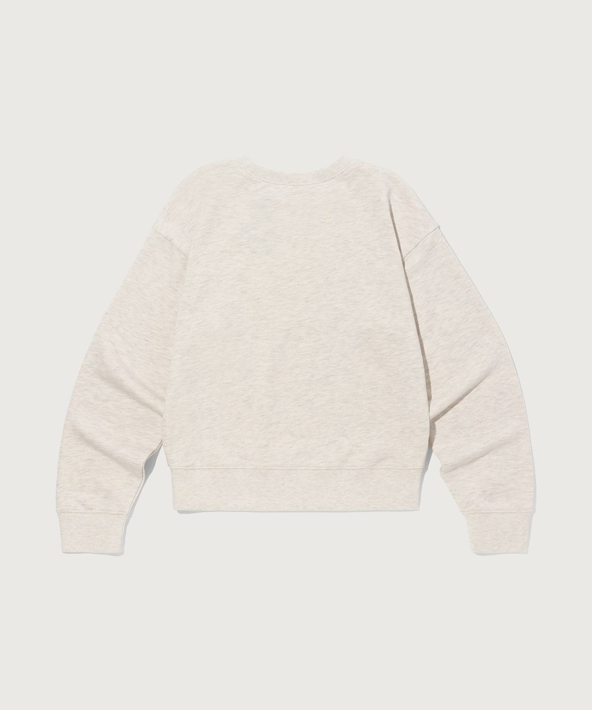 챔피온(CHAMPION) [Set] 여성 스몰 로고 스웨트셔츠 팬츠 셋업 Oatmeal