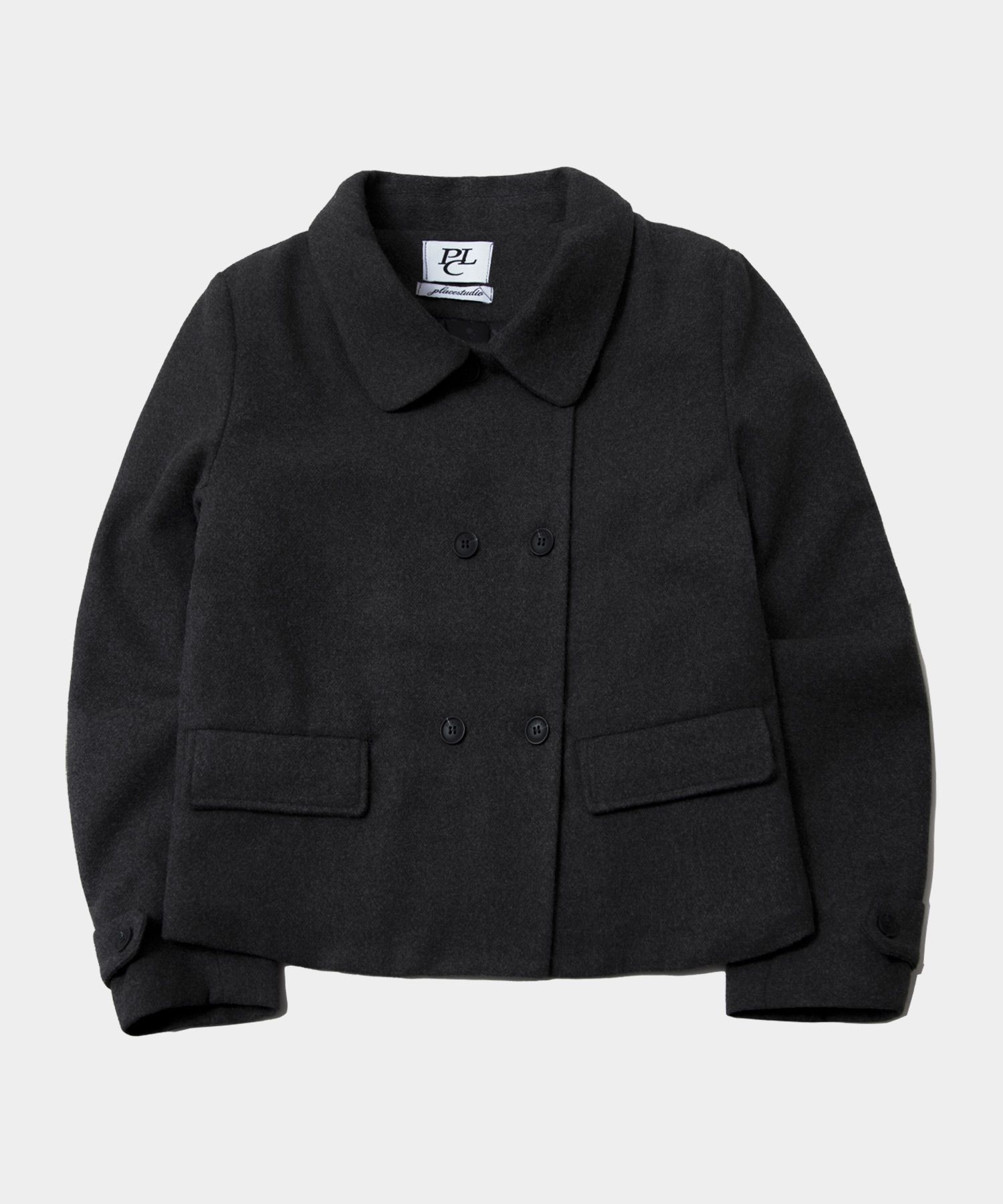 MUSINSA公式 | PLACE STUDIO シングルカラー ダブルボタン ミニマル