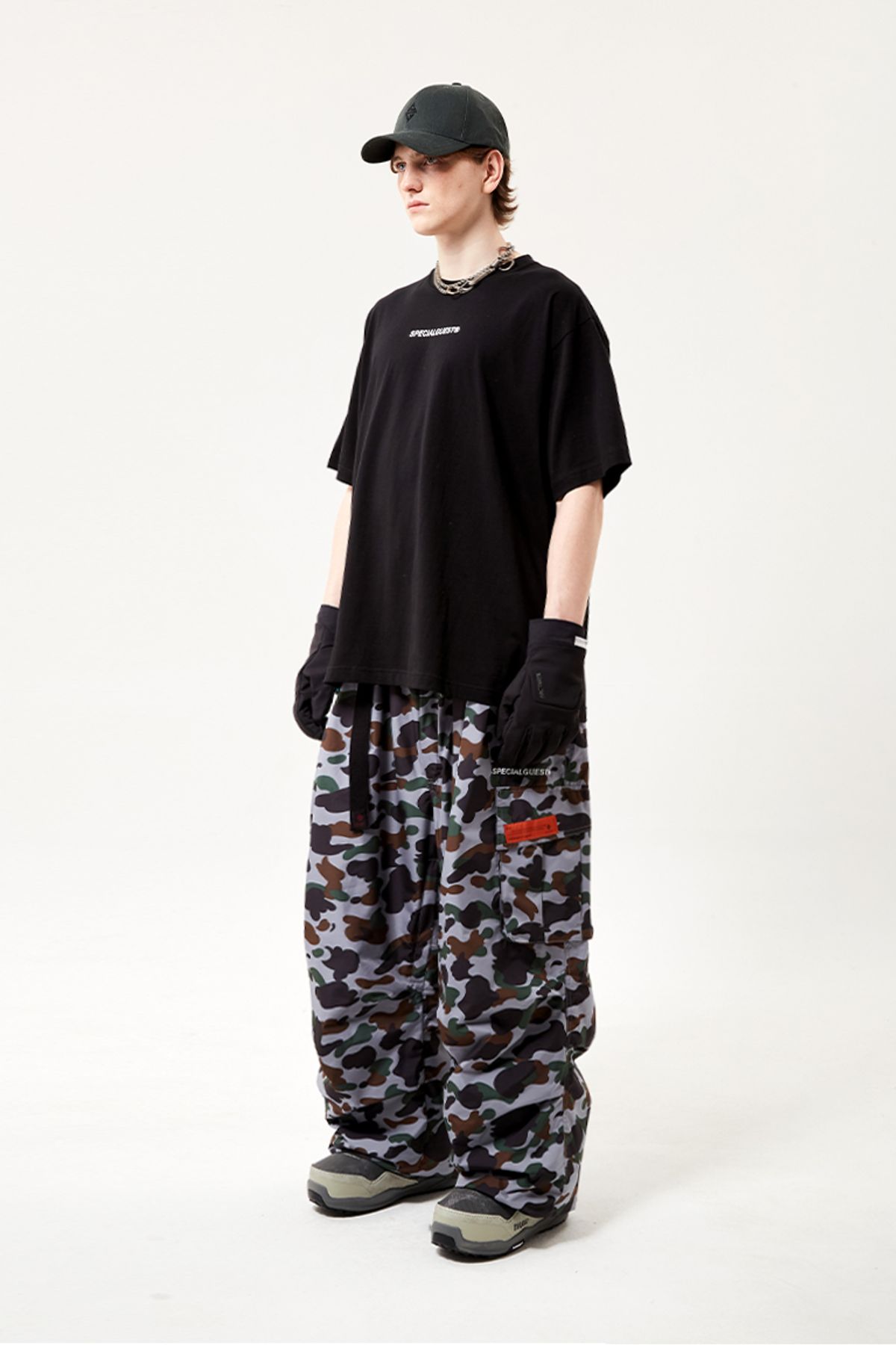 스페셜게스트(SPECIAL GUEST) V2 ALTEREGO MERCERIZED TEE (Black)