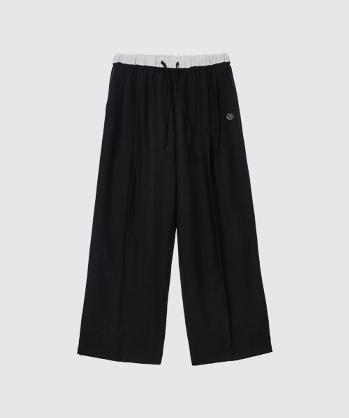 헤인트(HAINT) BAY RELAXED WIDE SLACKS_BLACK