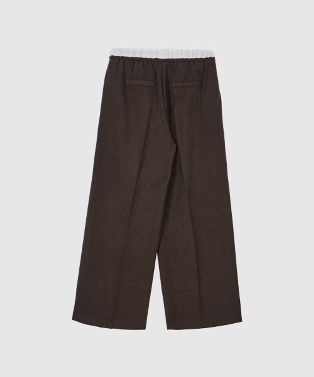 헤인트(HAINT) BAY RELAXED WIDE SLACKS_BROWN