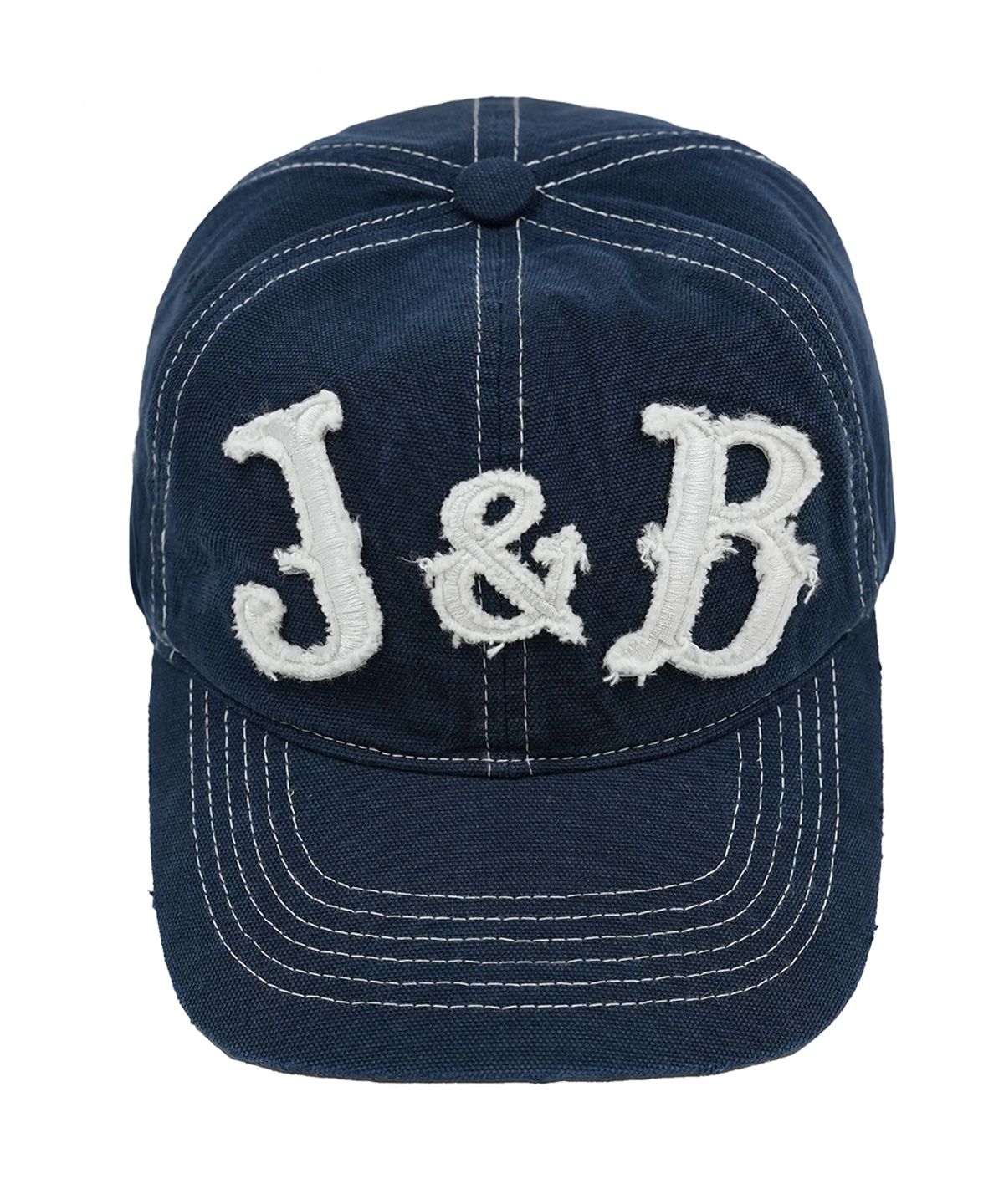 재즈앤바(JAZZ&BAR) 6P Distressed Applique J&B Cap (Vintage Navy)