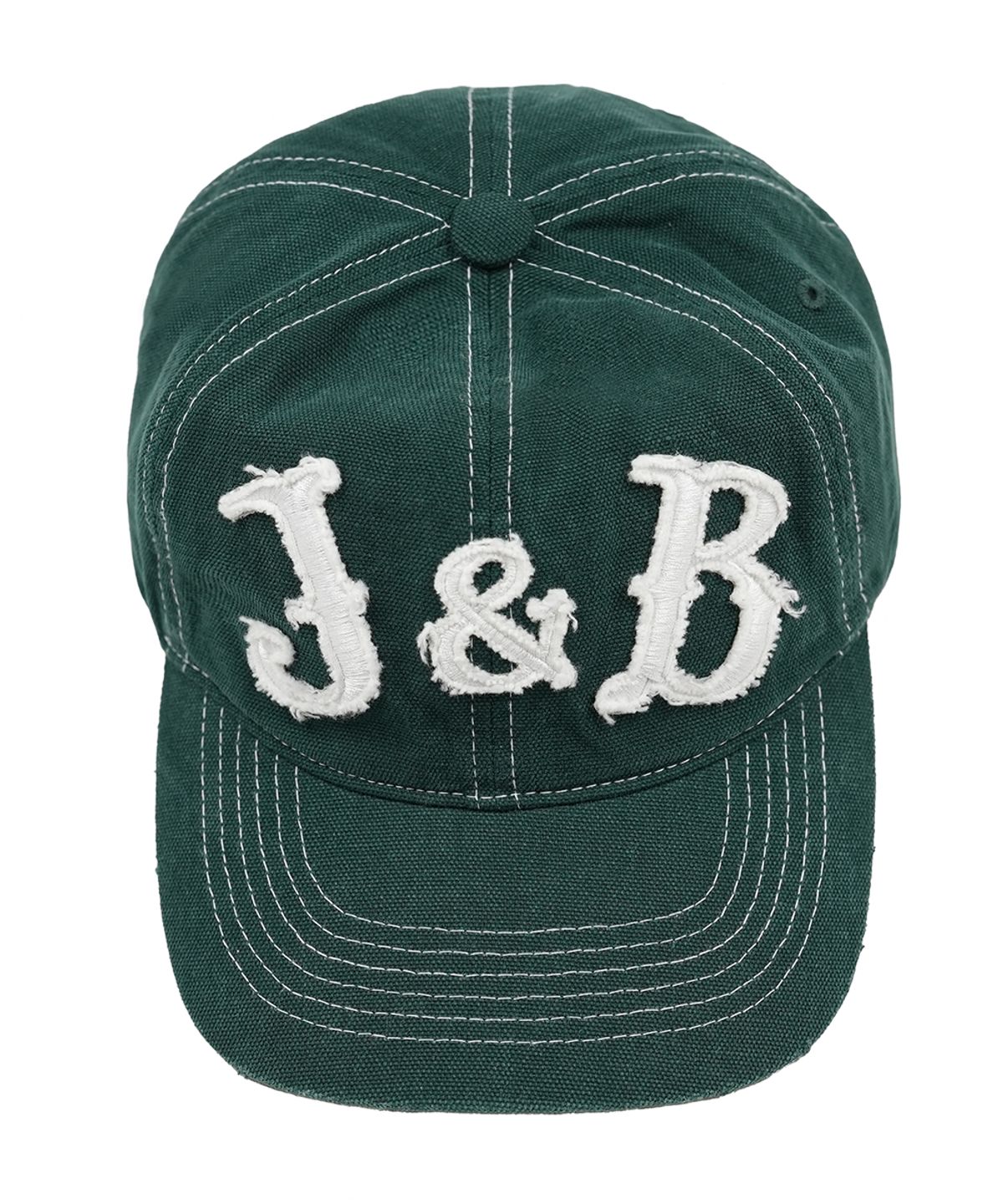 재즈앤바(JAZZ&BAR) 6P Distressed Applique J&B Cap (Vintage Green)