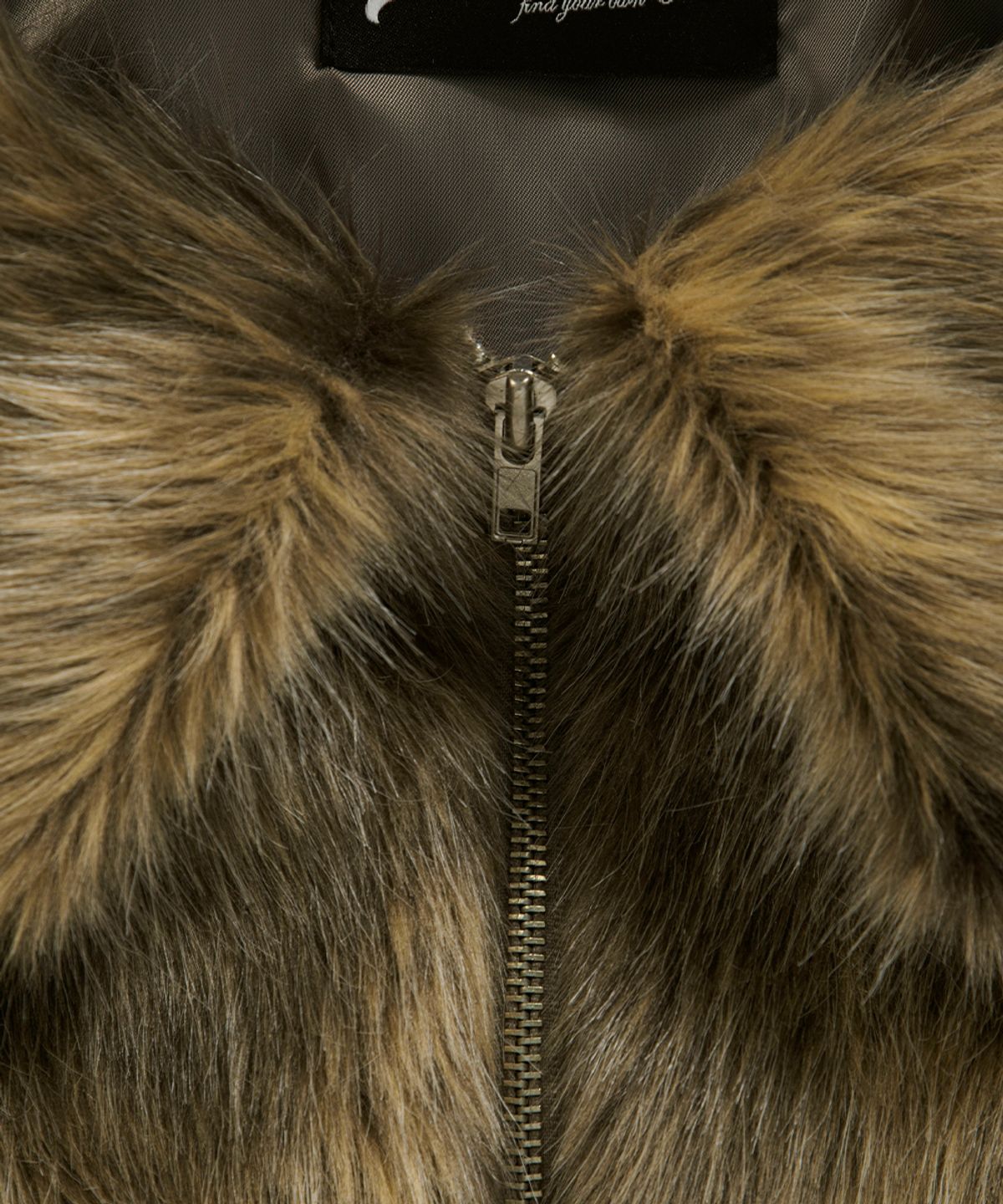 애즈온(ASON) OBEL FUR JACKET / BROWN