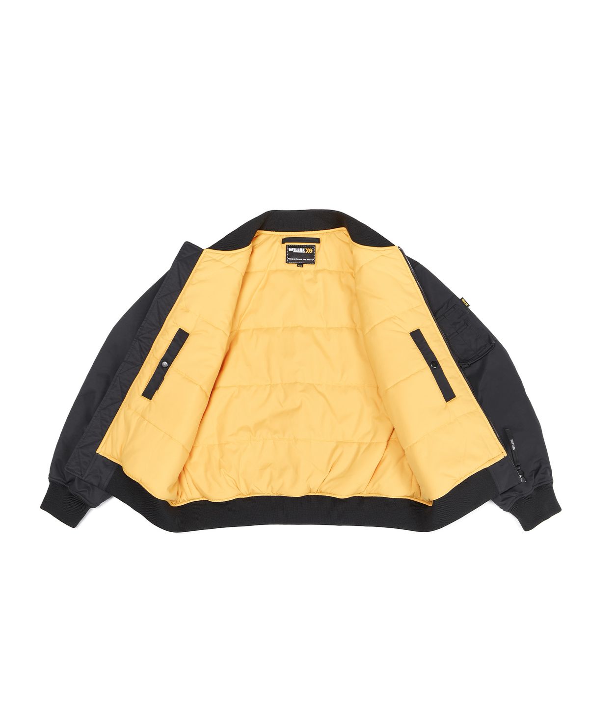 윌비랩(WILLBE LAB) Comfortemp 패딩 봄버 점퍼 (BK)