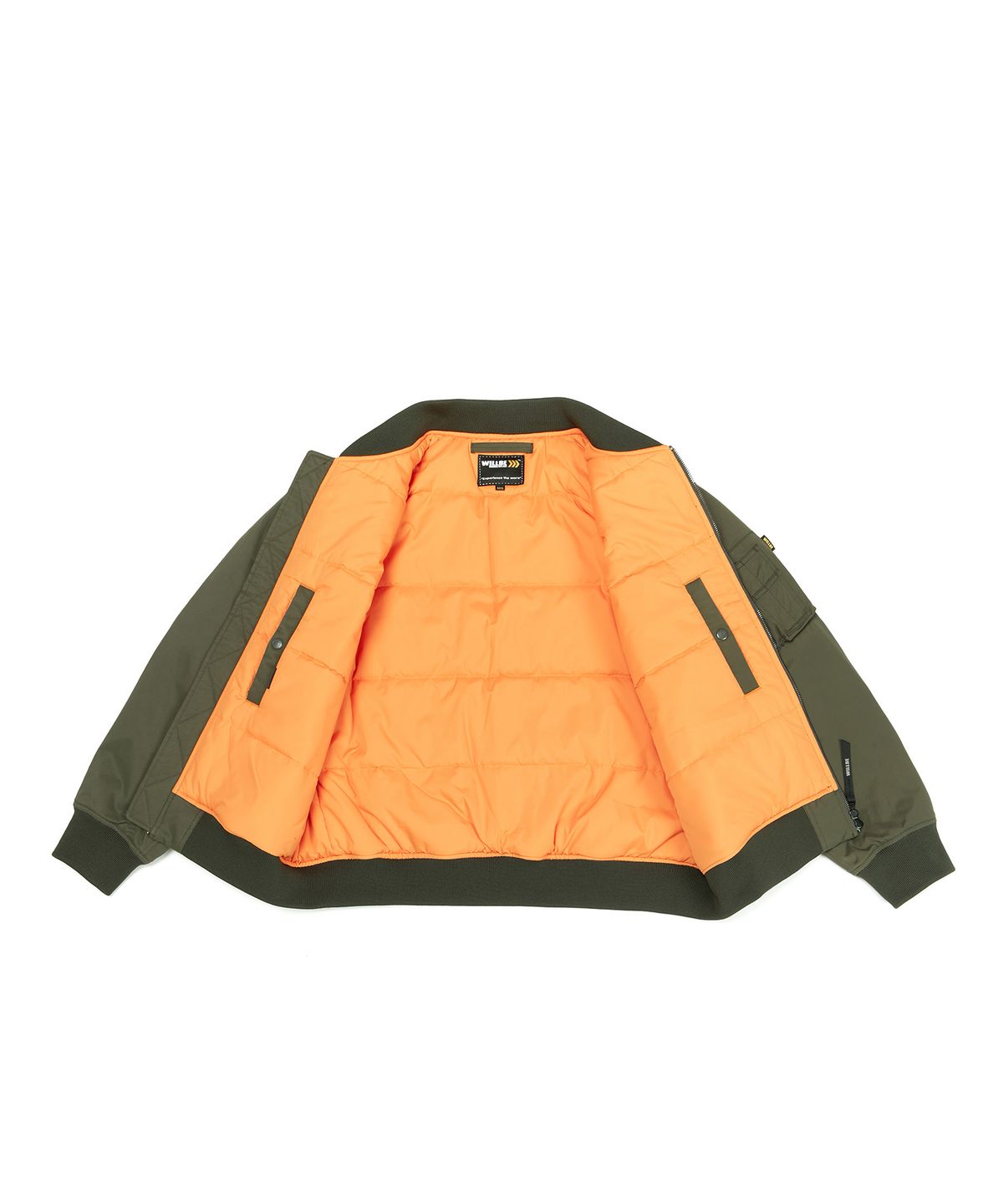 윌비랩(WILLBE LAB) Comfortemp 패딩 봄버 점퍼 (KH)
