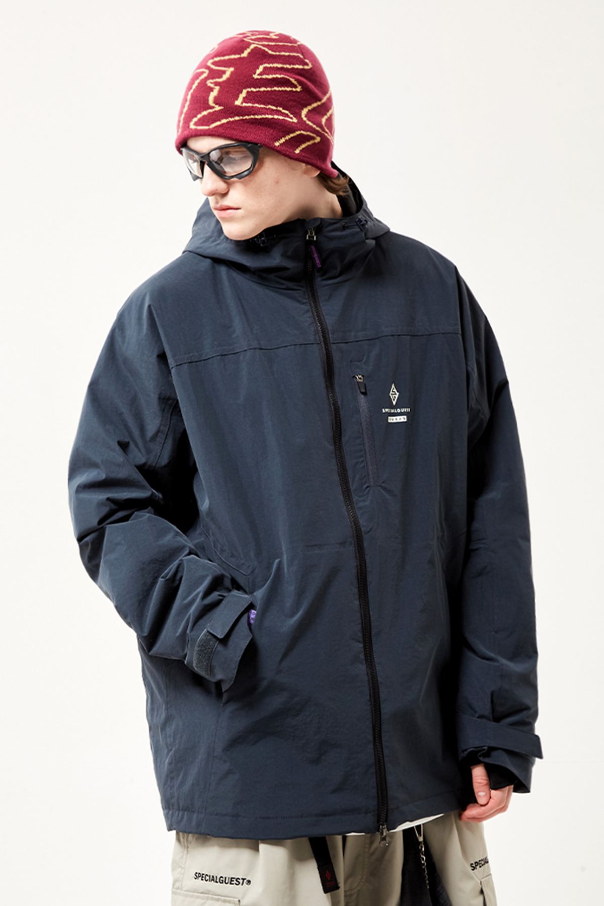 스페셜게스트(SPECIAL GUEST) V2 STROKE JACQUARD BEANIE (Bossy pink)