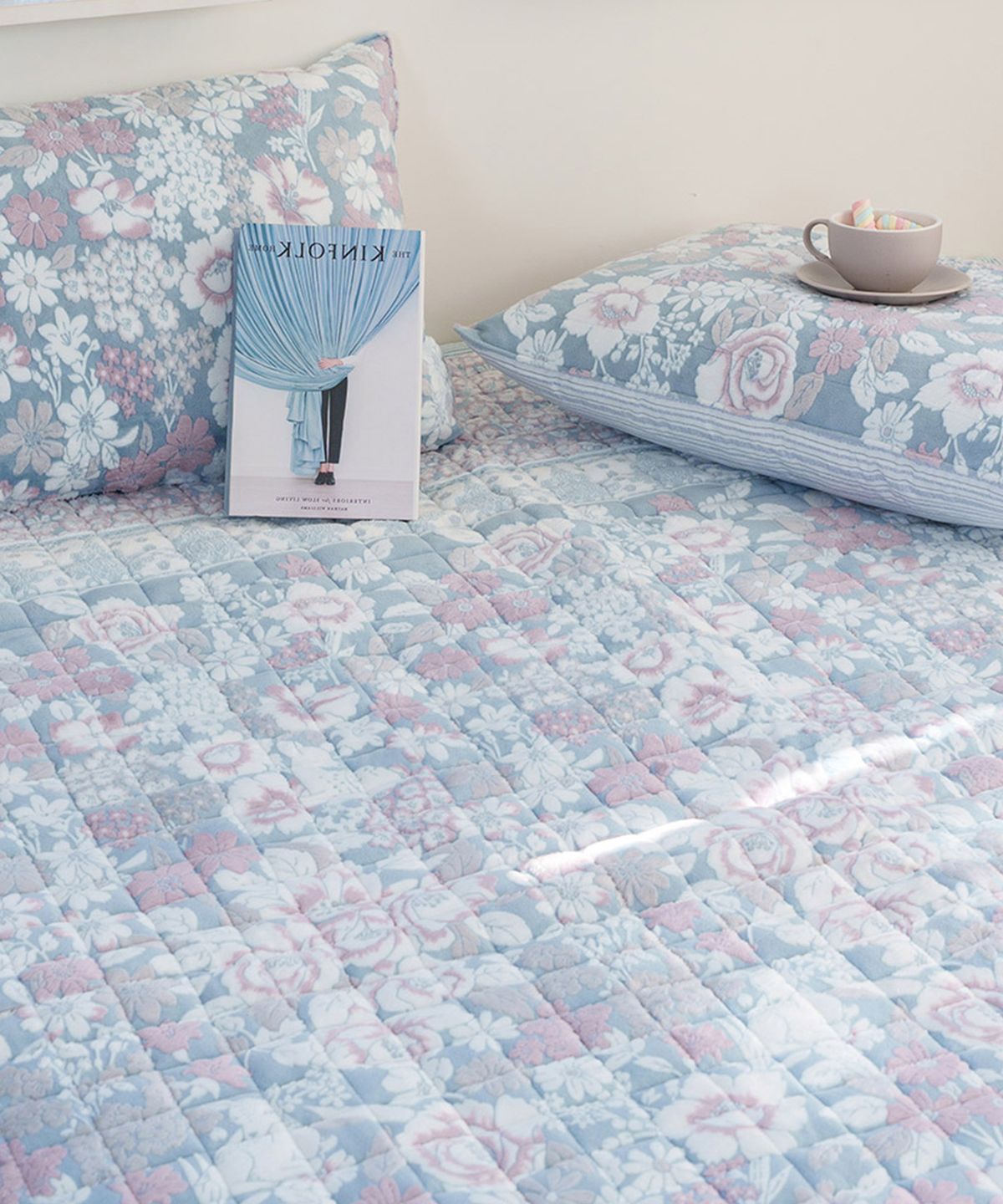 샤이닝홈(SHININGHOME) 더블리 로지플라워 착번 극세사 논슬립 침대패드 SS/Q 2size 2컬러