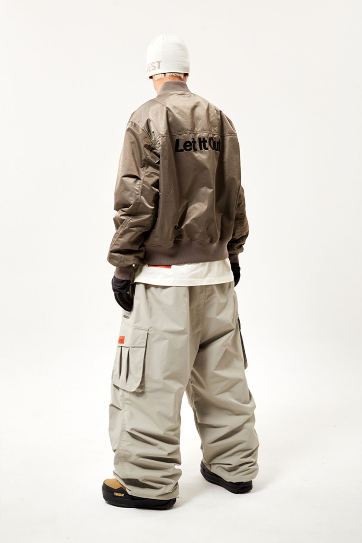 스페셜게스트(SPECIAL GUEST) EASY BURSTLINE BOMBER JACKET (Chocolate Chip)