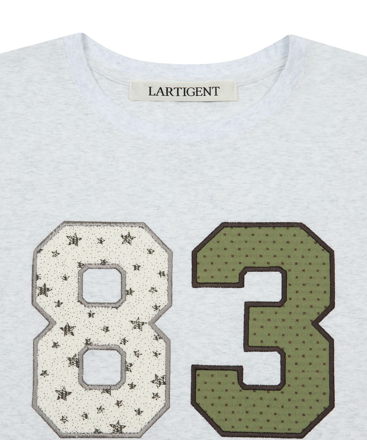 라티젠(LARTIGENT) L20 83 PATCH LONG SLEEVE(MELANGE)