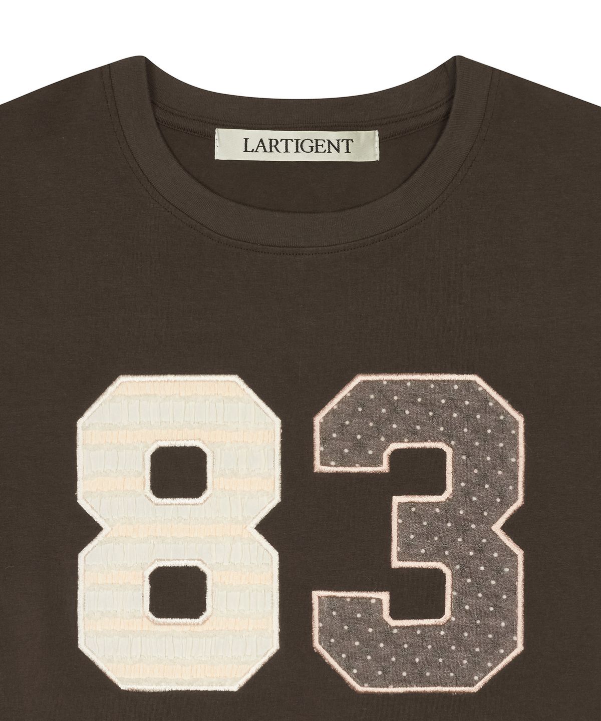 라티젠(LARTIGENT) L20 83 PATCH LONG SLEEVE(BROWN)
