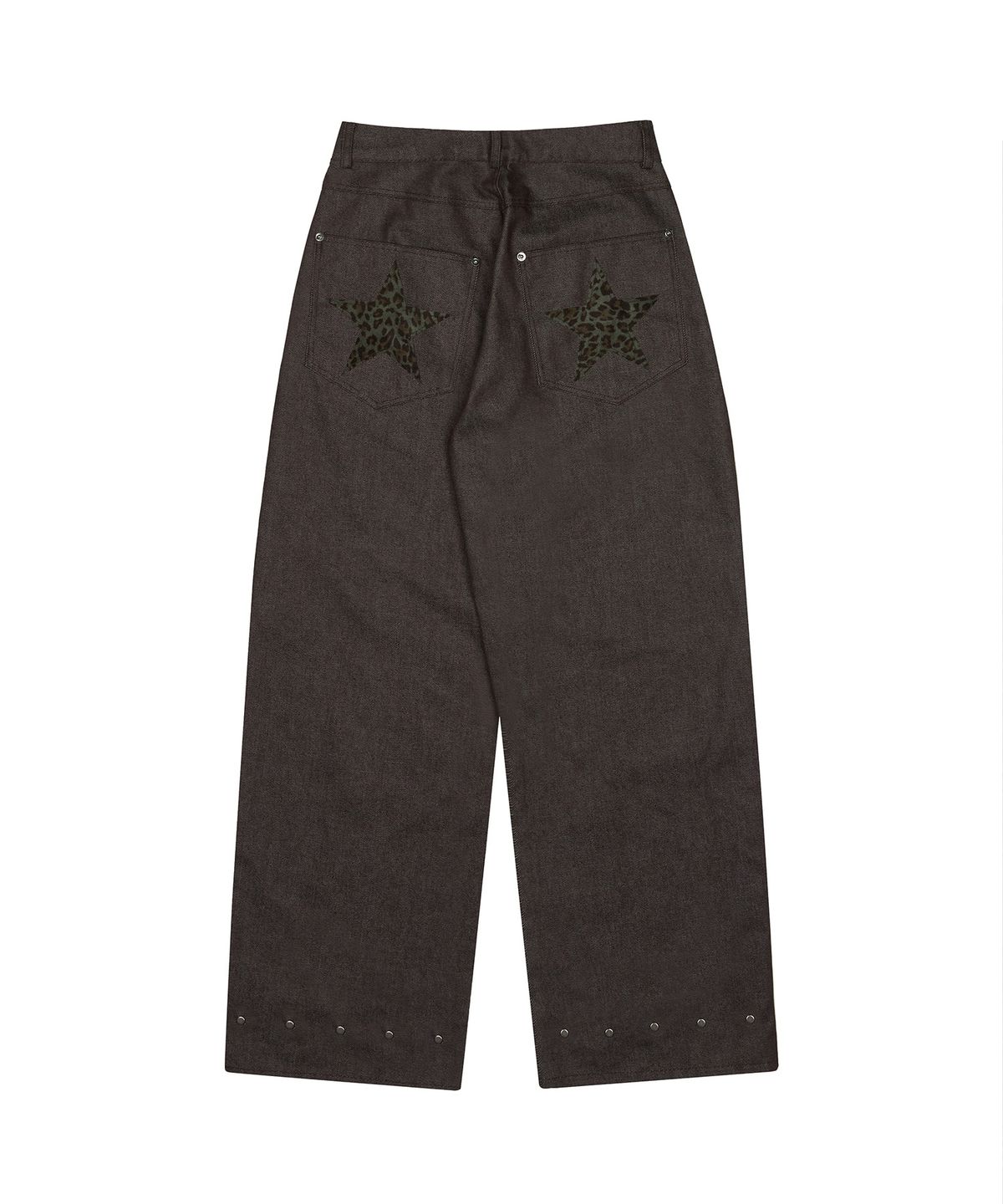 라티젠(LARTIGENT) L20 BACK STAR WIDE PANTS(BROWN)