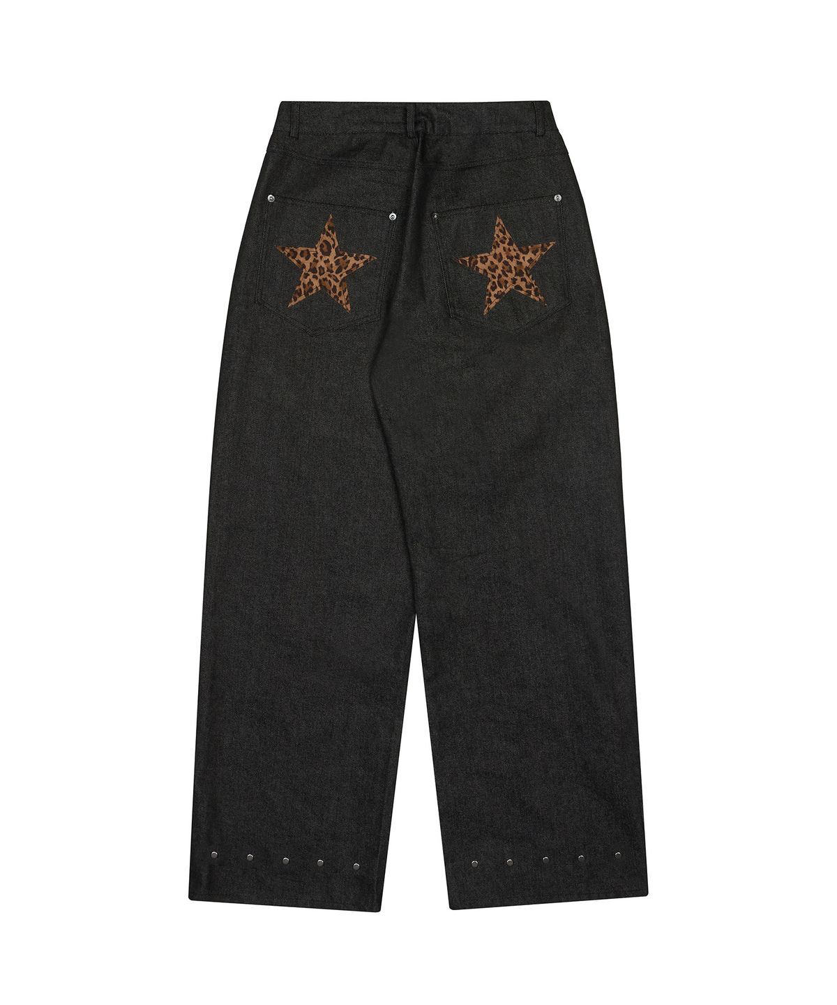 라티젠(LARTIGENT) L20 BACK STAR WIDE PANTS(BLACK)