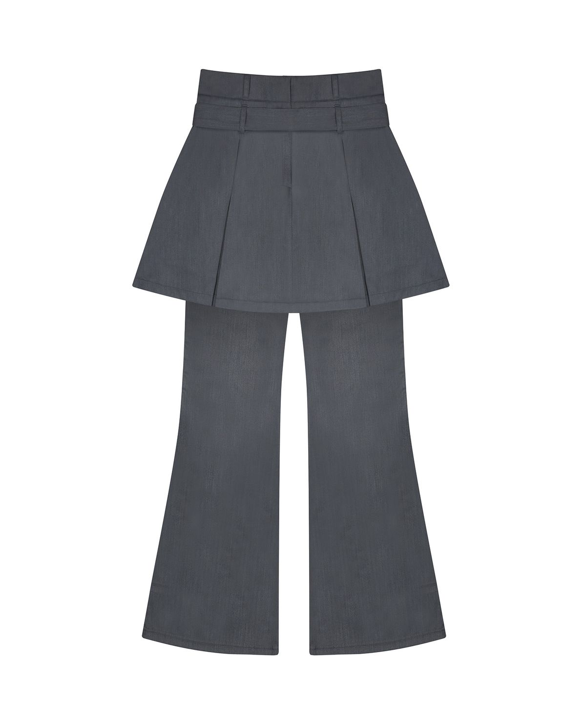 라티젠(LARTIGENT) L20 PLEATS SKIRT PANTS(GRAY)