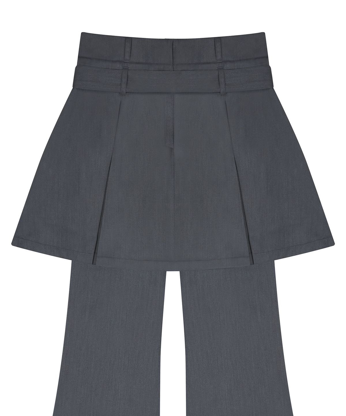 라티젠(LARTIGENT) L20 PLEATS SKIRT PANTS(GRAY)