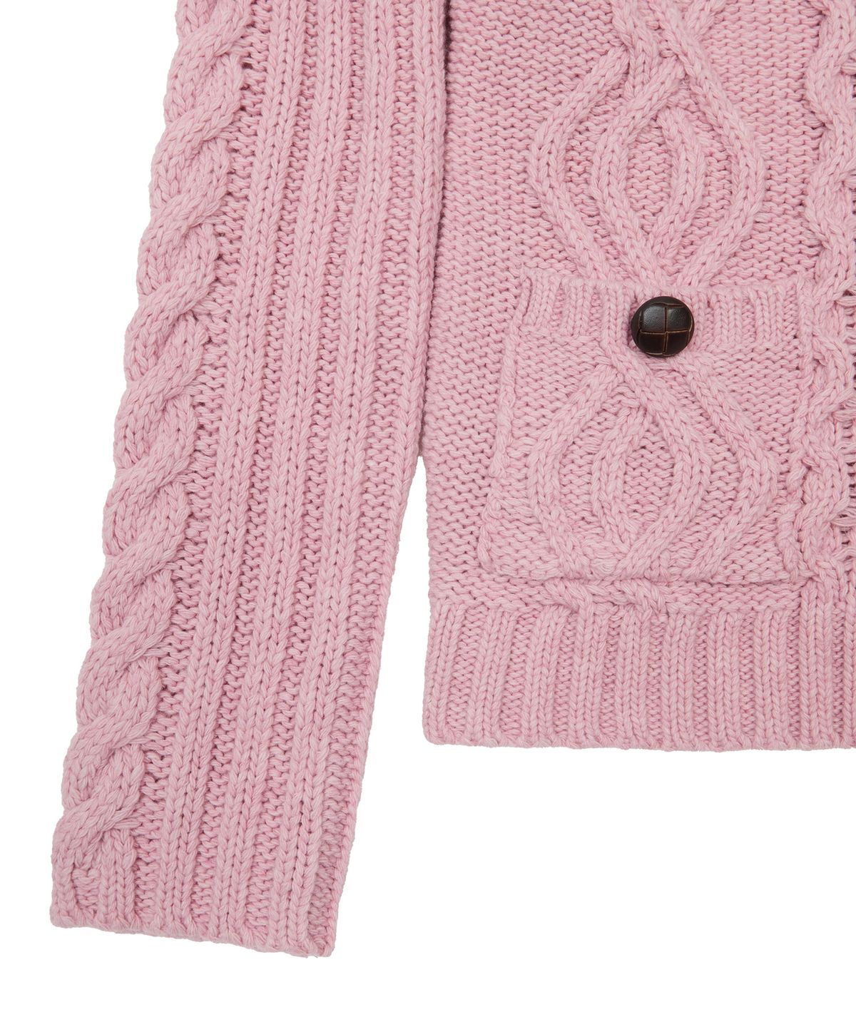 라티젠(LARTIGENT) L20 BUTTER POCKET KNIT ZIP-UP(INDIE PINK)