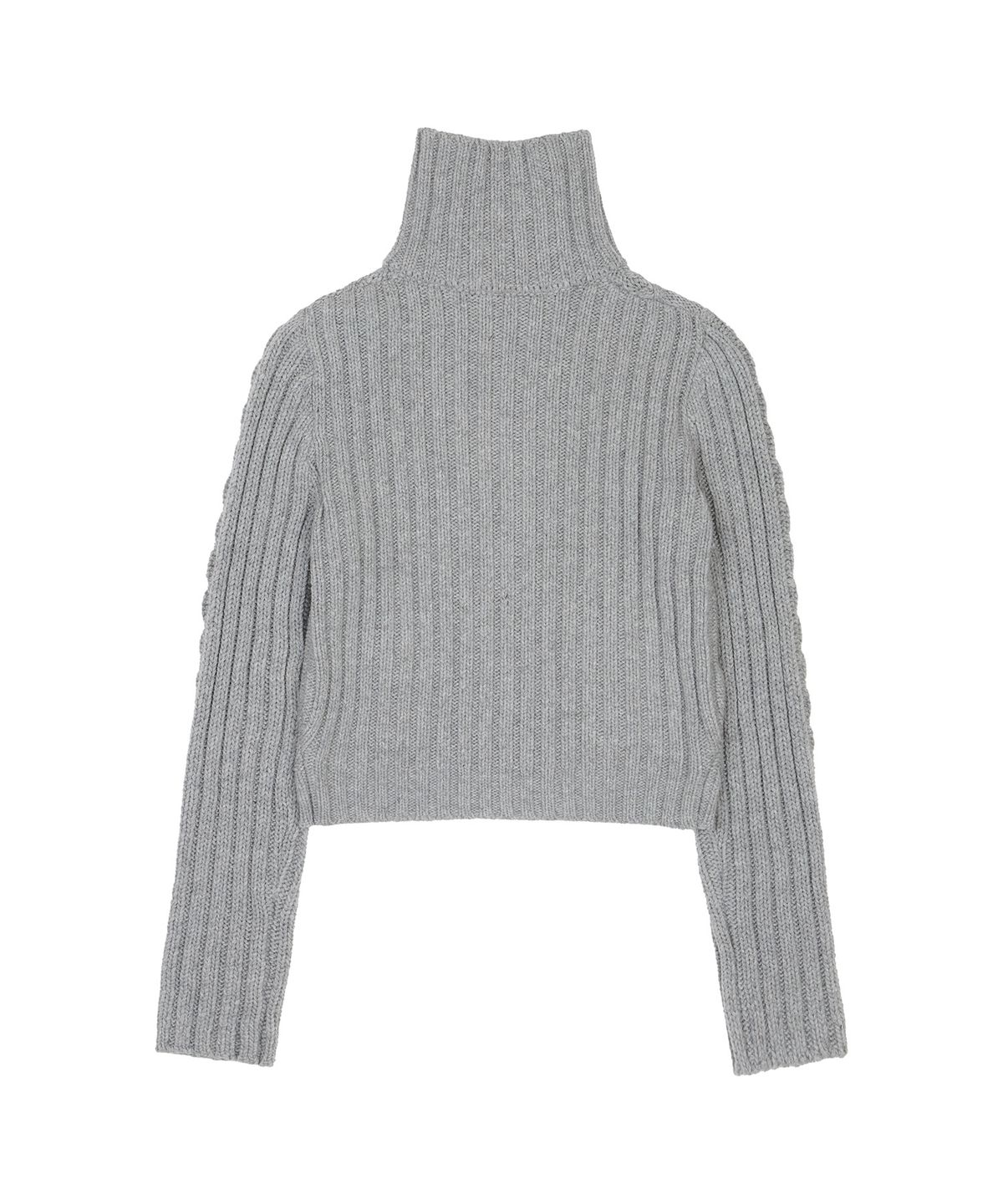 라티젠(LARTIGENT) L20 BUTTER POCKET KNIT ZIP-UP(GRAY)