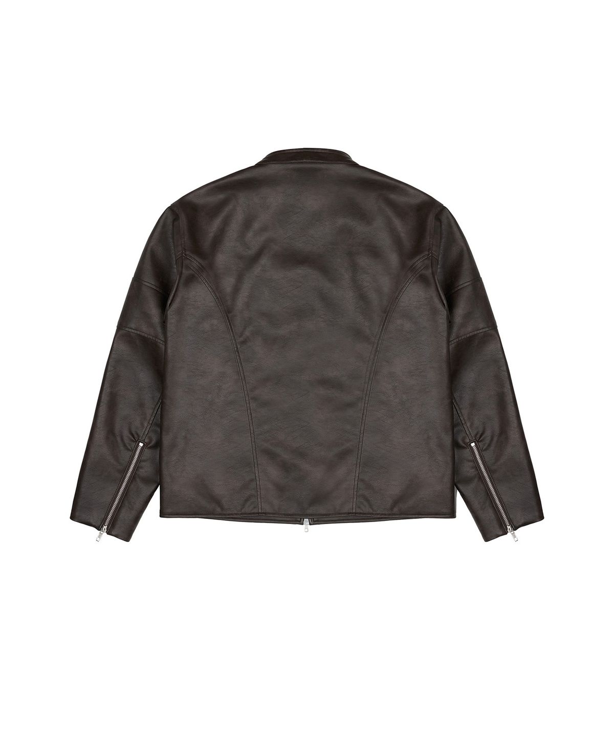 라티젠(LARTIGENT) L20 CUTTING LEATHER JACKET(BROWN)