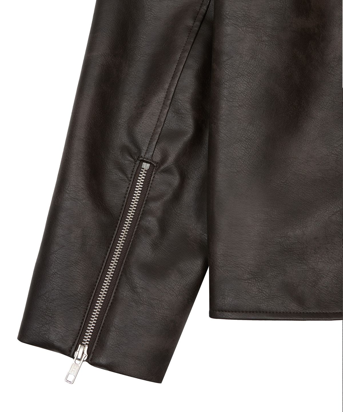 라티젠(LARTIGENT) L20 CUTTING LEATHER JACKET(BROWN)