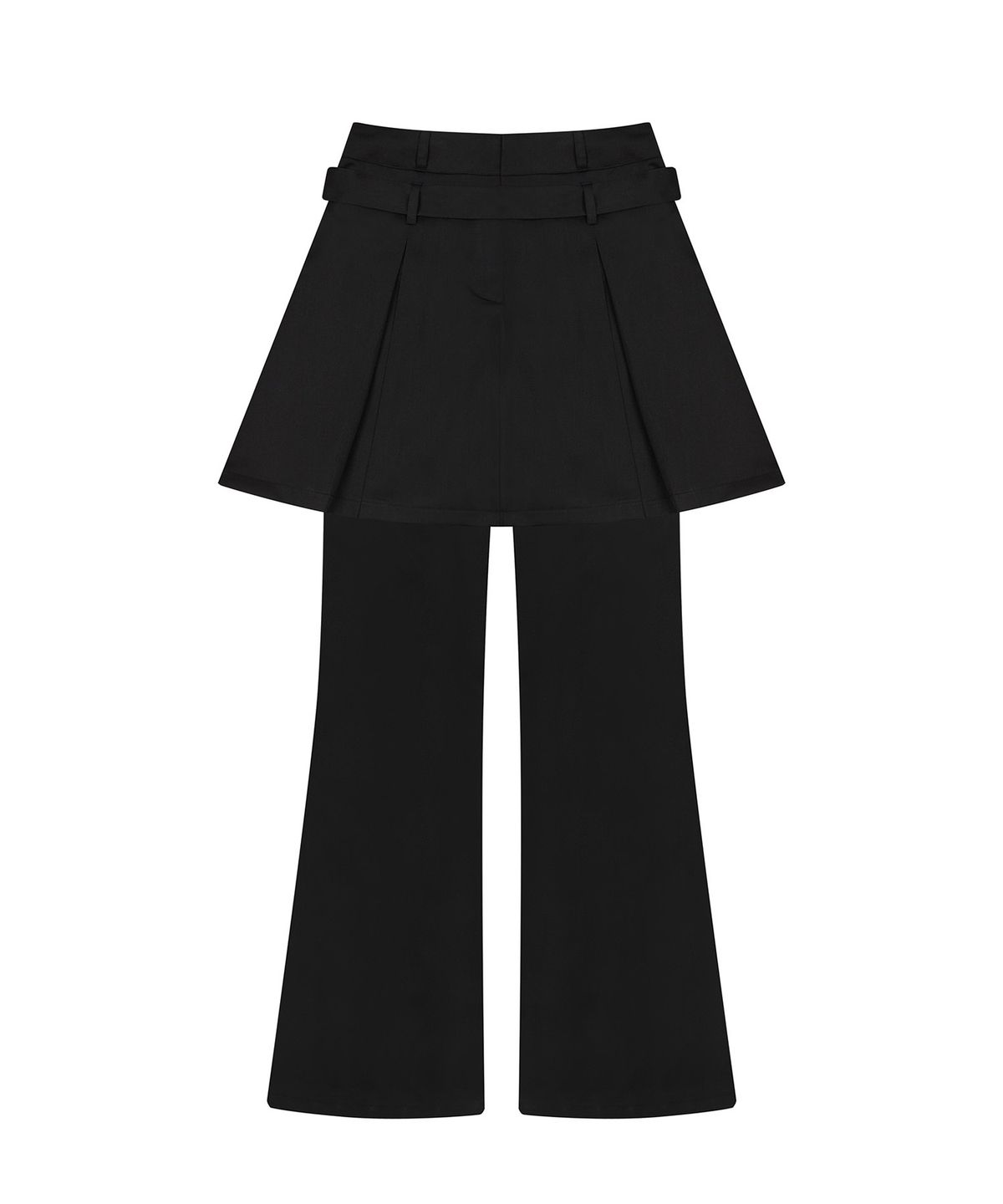 라티젠(LARTIGENT) L20 PLEATS SKIRT PANTS(BLACK)