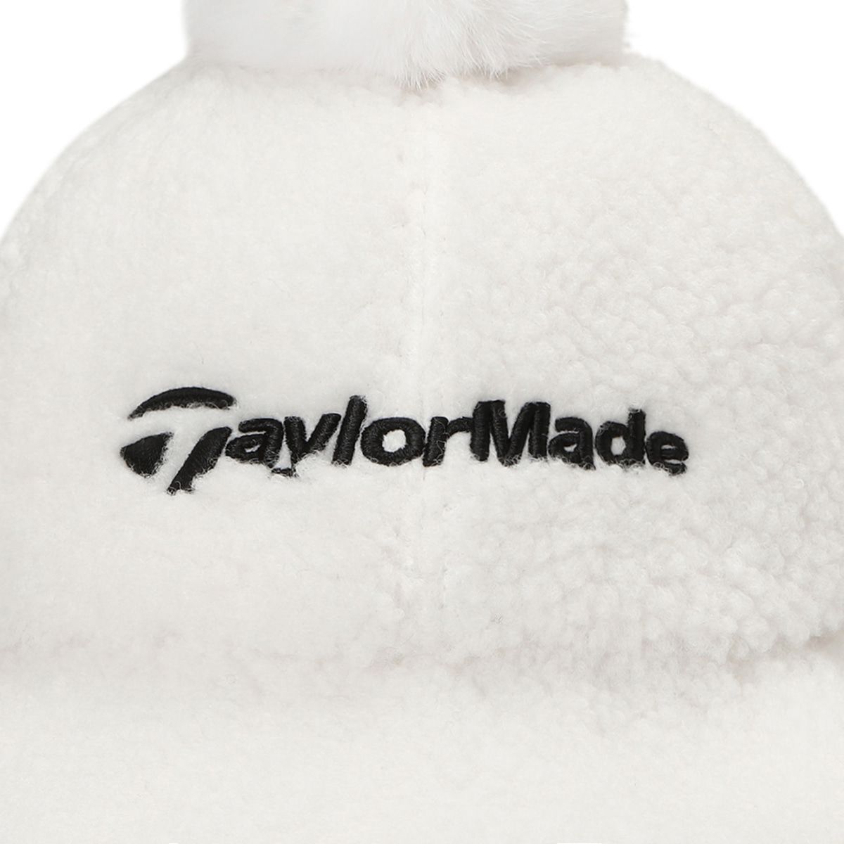 테일러메이드 어패럴(TAYLORMADE APPAREL) 여성 퍼방울 플리스 햇 THO-86HG24-101