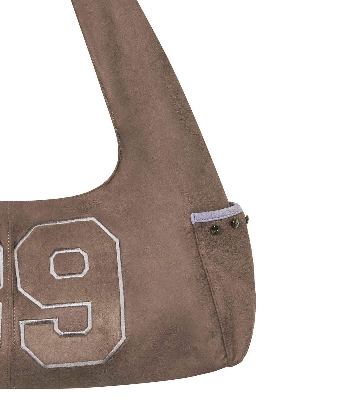 라티젠(LARTIGENT) L20 89 GLOMMY HOBO BAG(DUSTY BROWN)